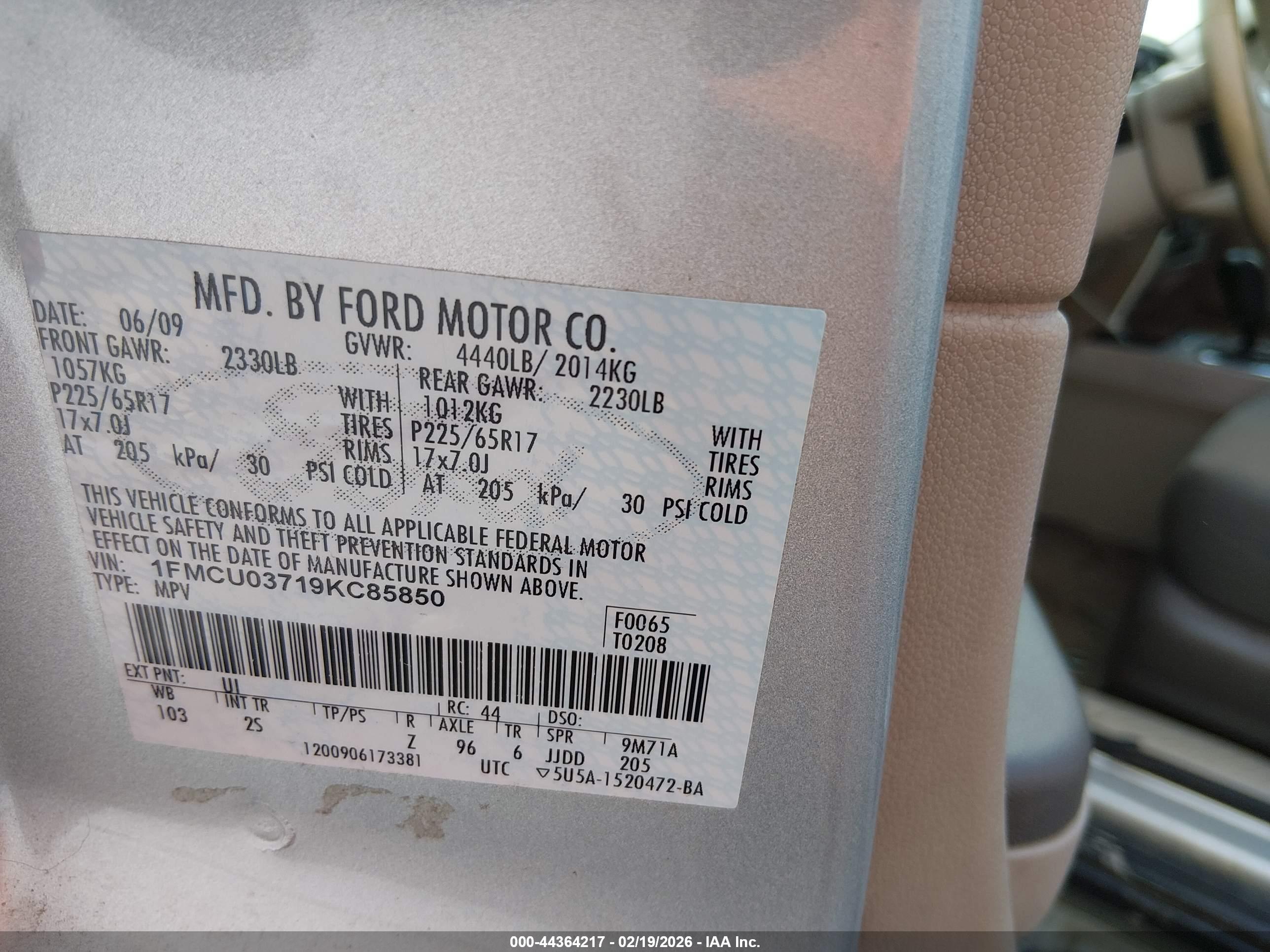FORD ESCAPE image 9