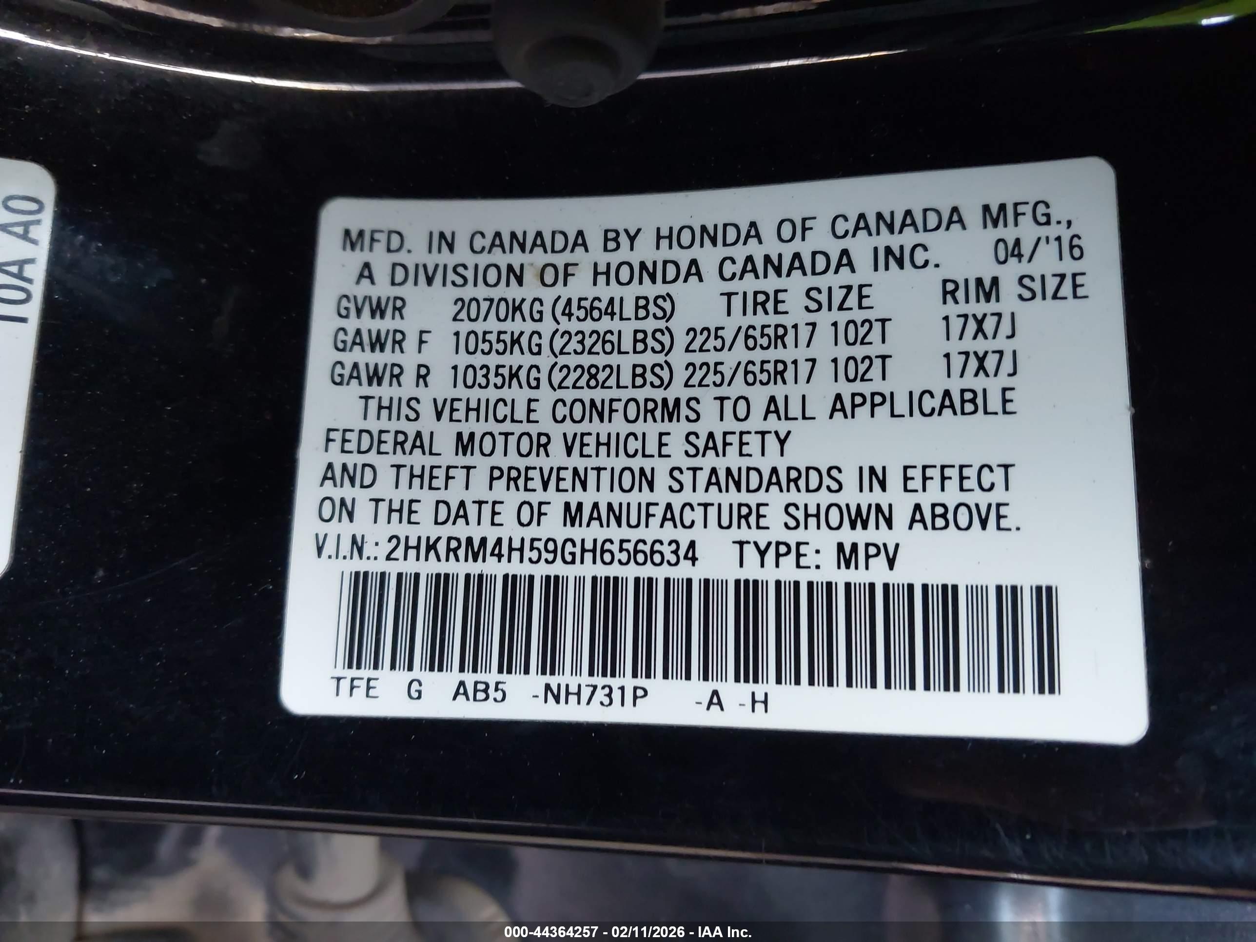 HONDA CR-V image 9
