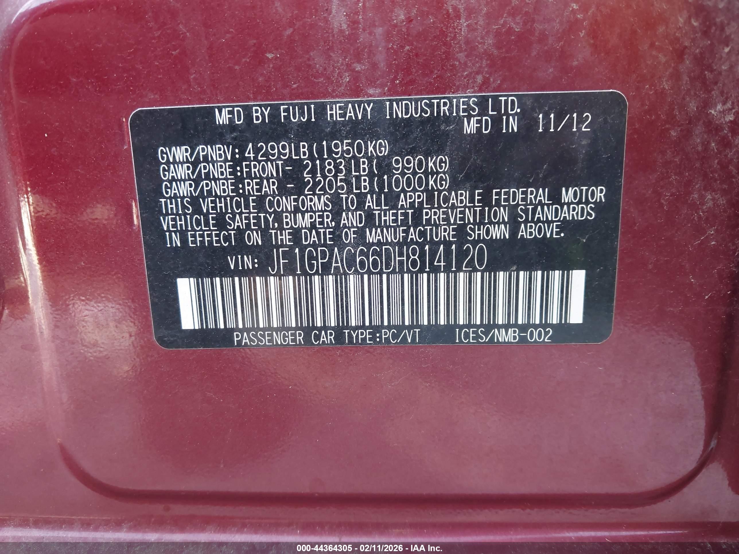SUBARU IMPREZA image 9