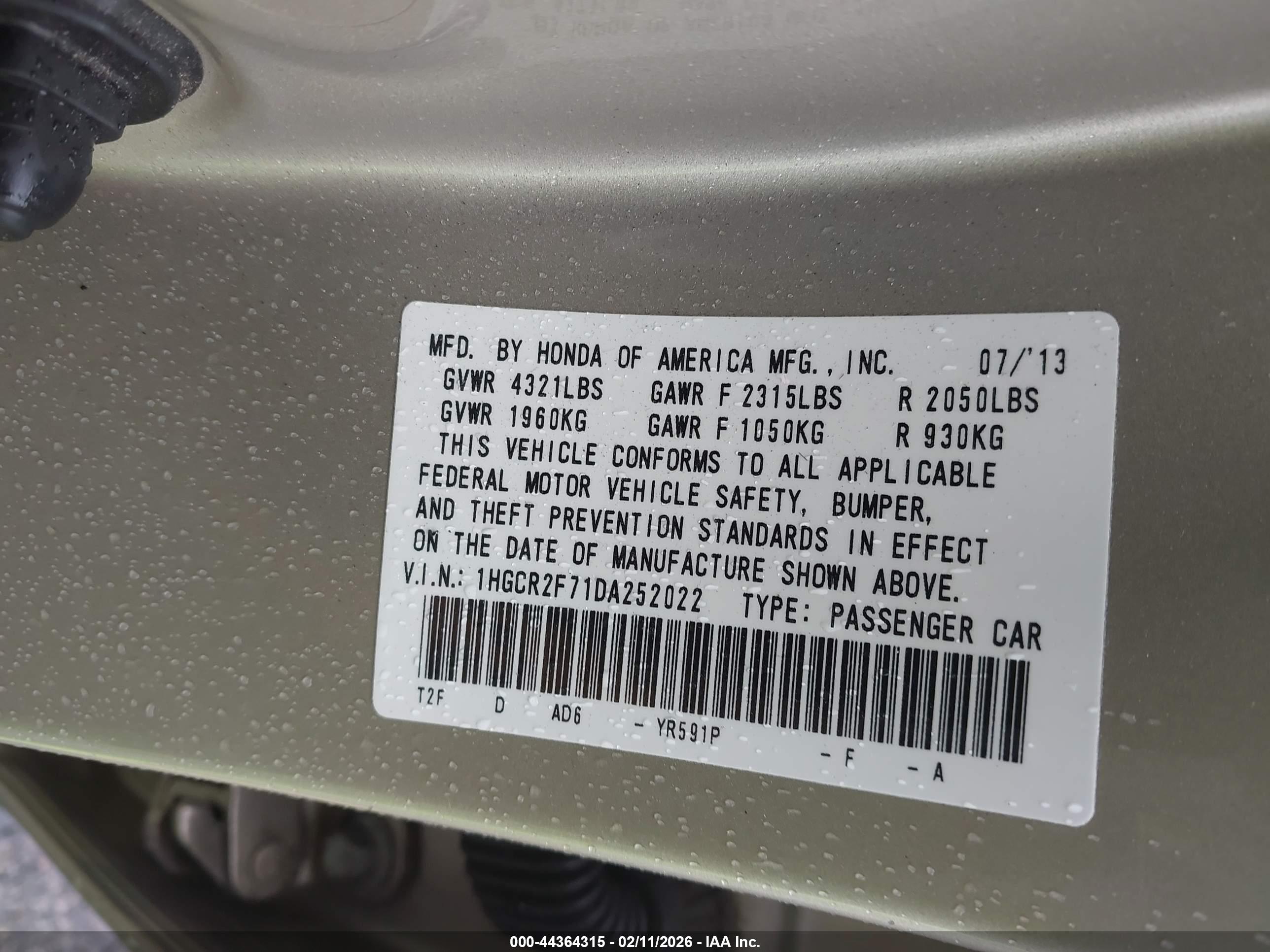 HONDA ACCORD image 9