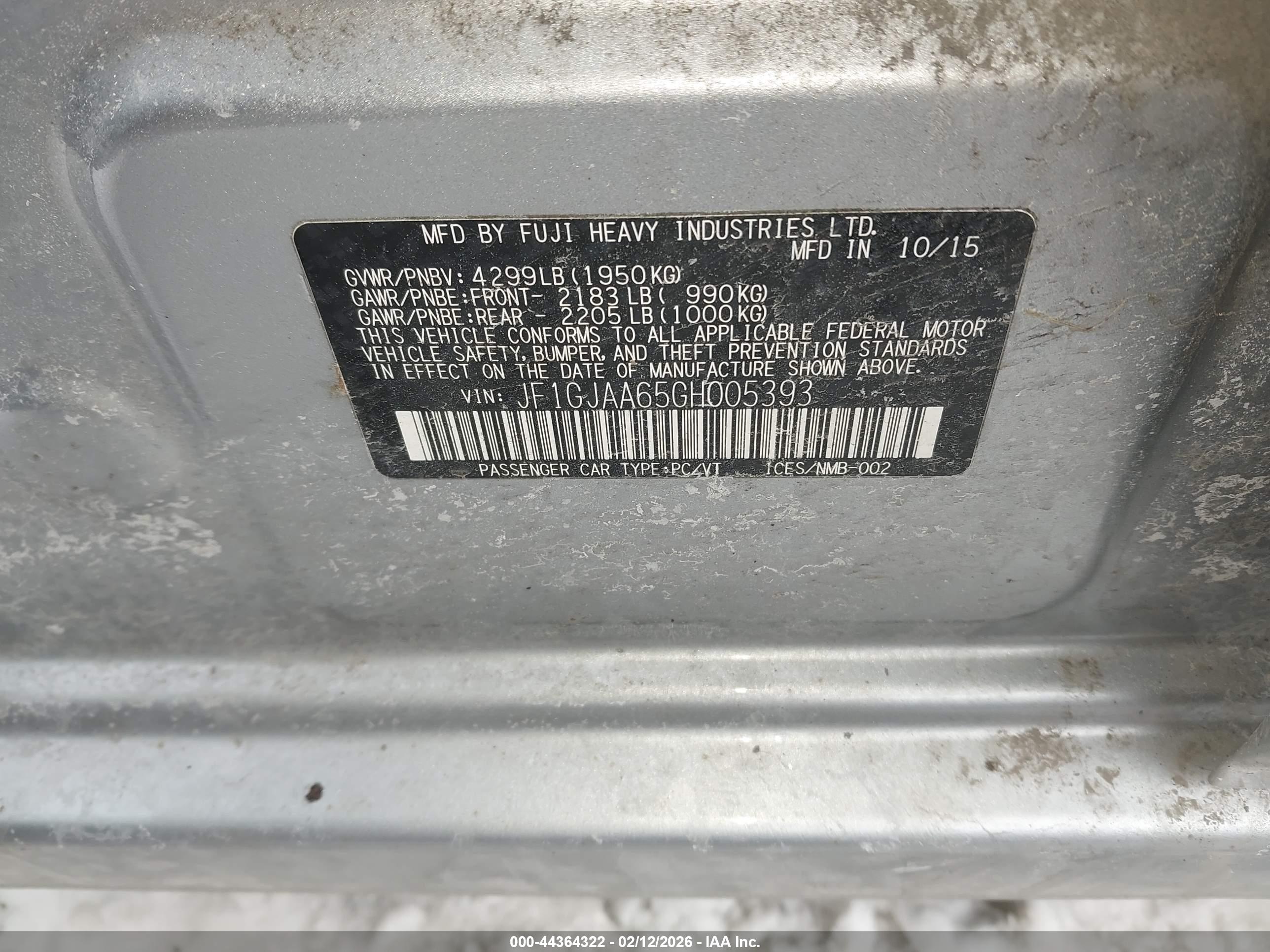 SUBARU IMPREZA image 9