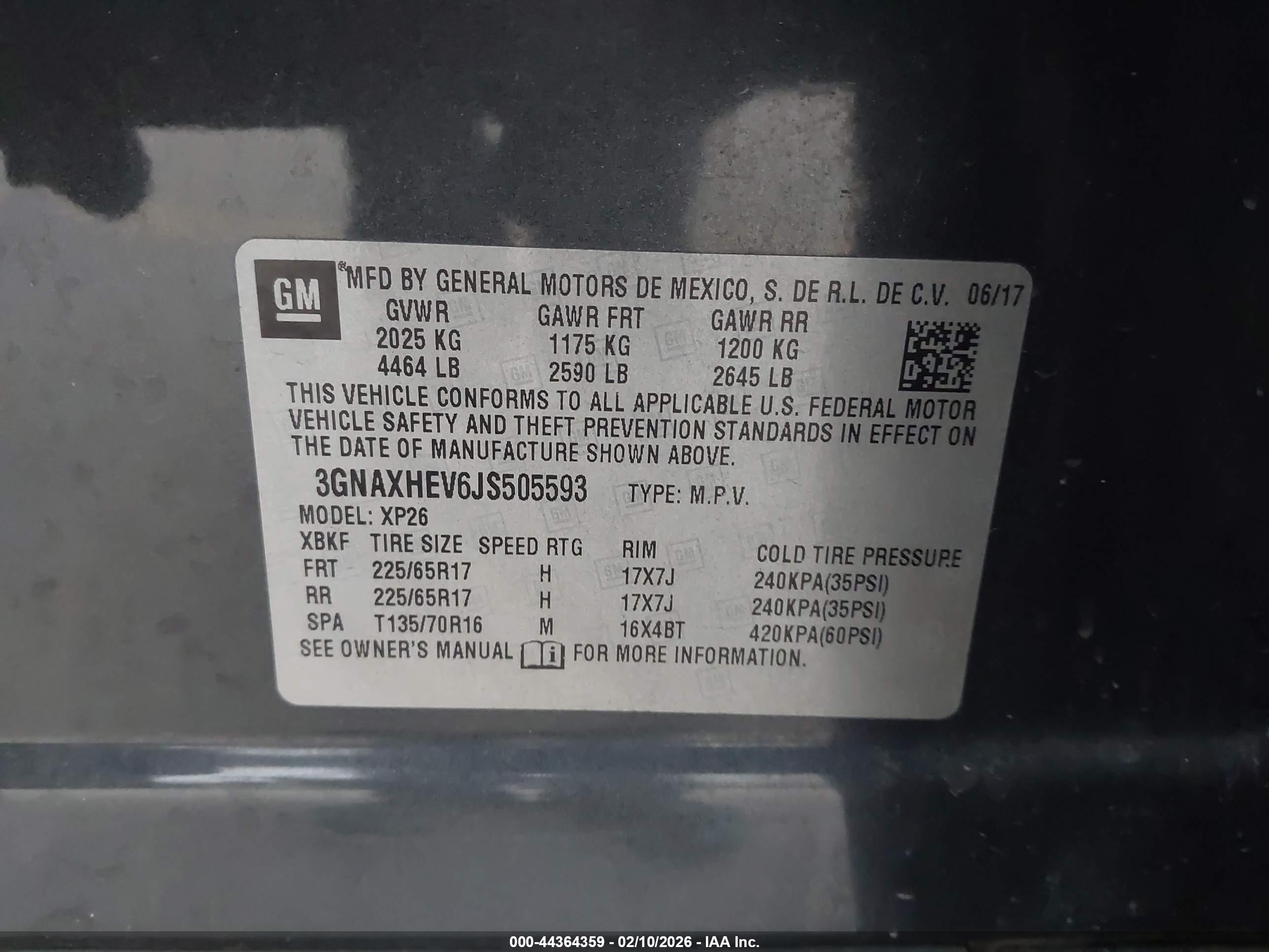 CHEVROLET EQUINOX image 9