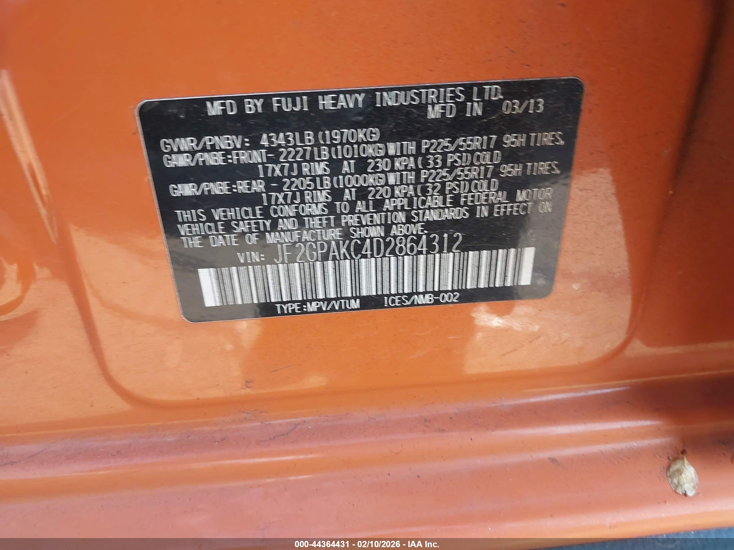 SUBARU XV image 9