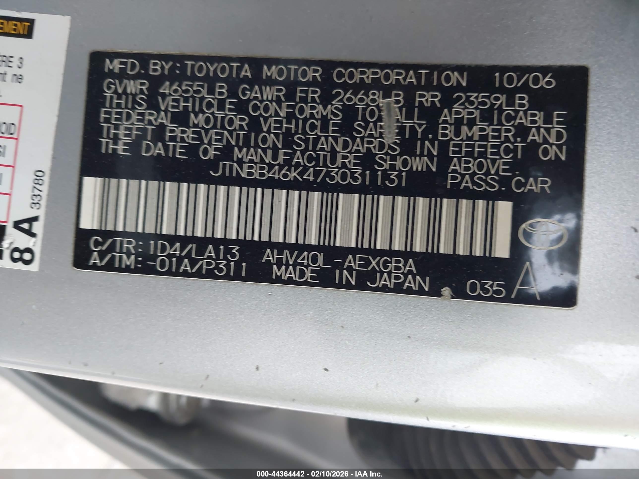 TOYOTA CAMRY image 9