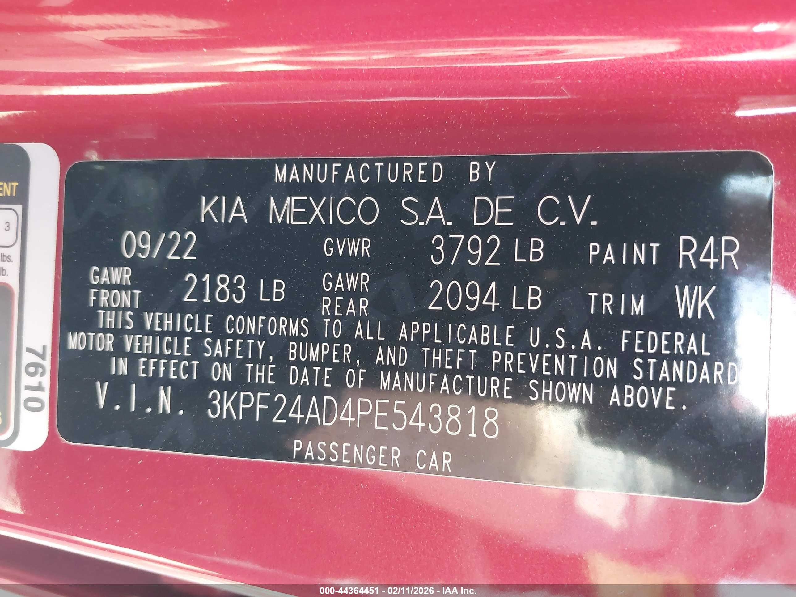 KIA FORTE image 9