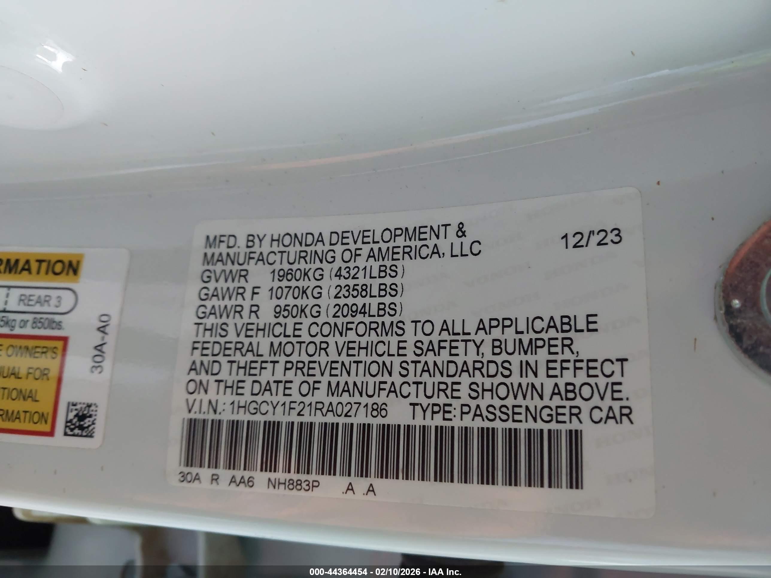 HONDA ACCORD image 9