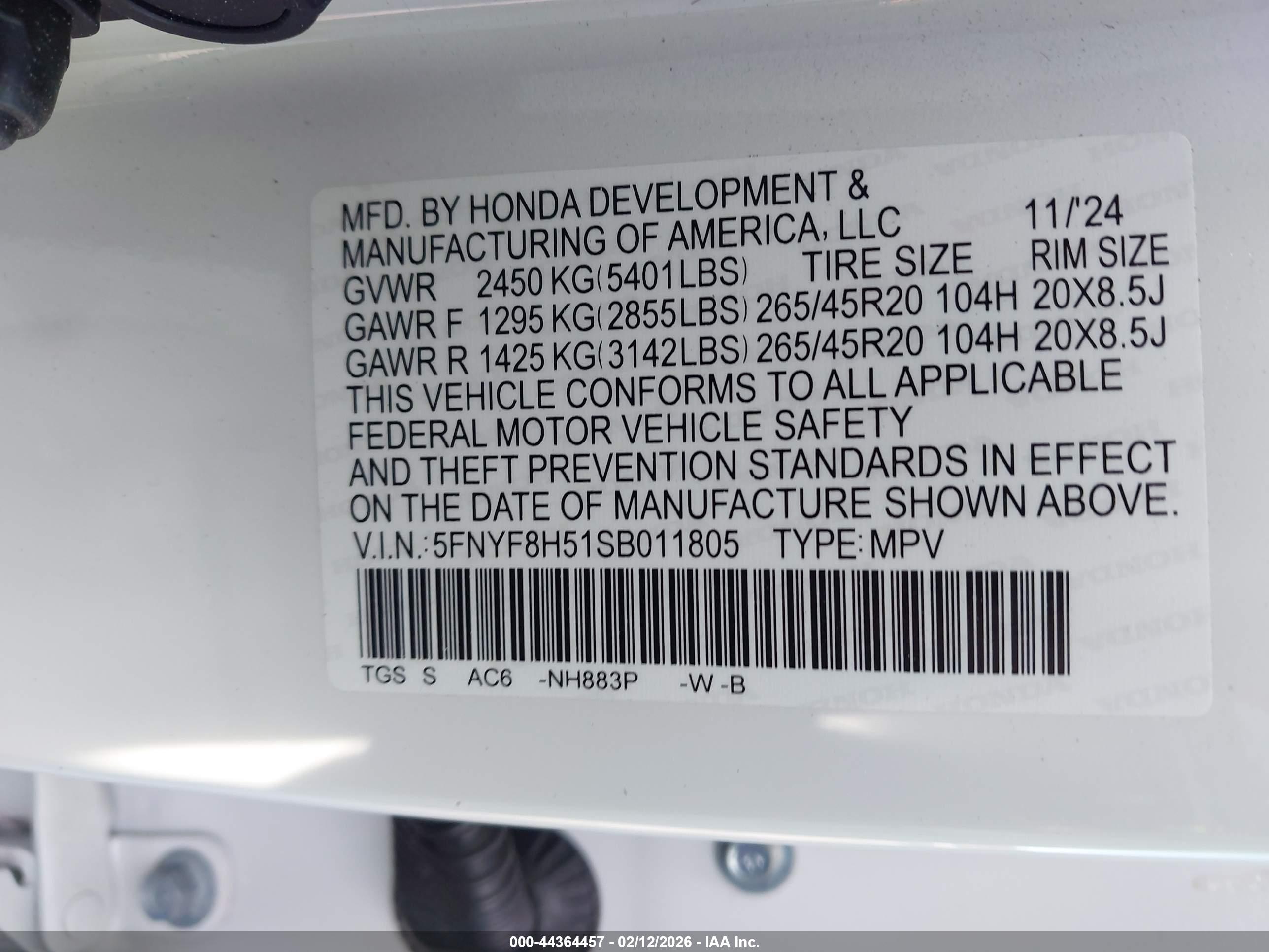 HONDA PASSPORT image 9