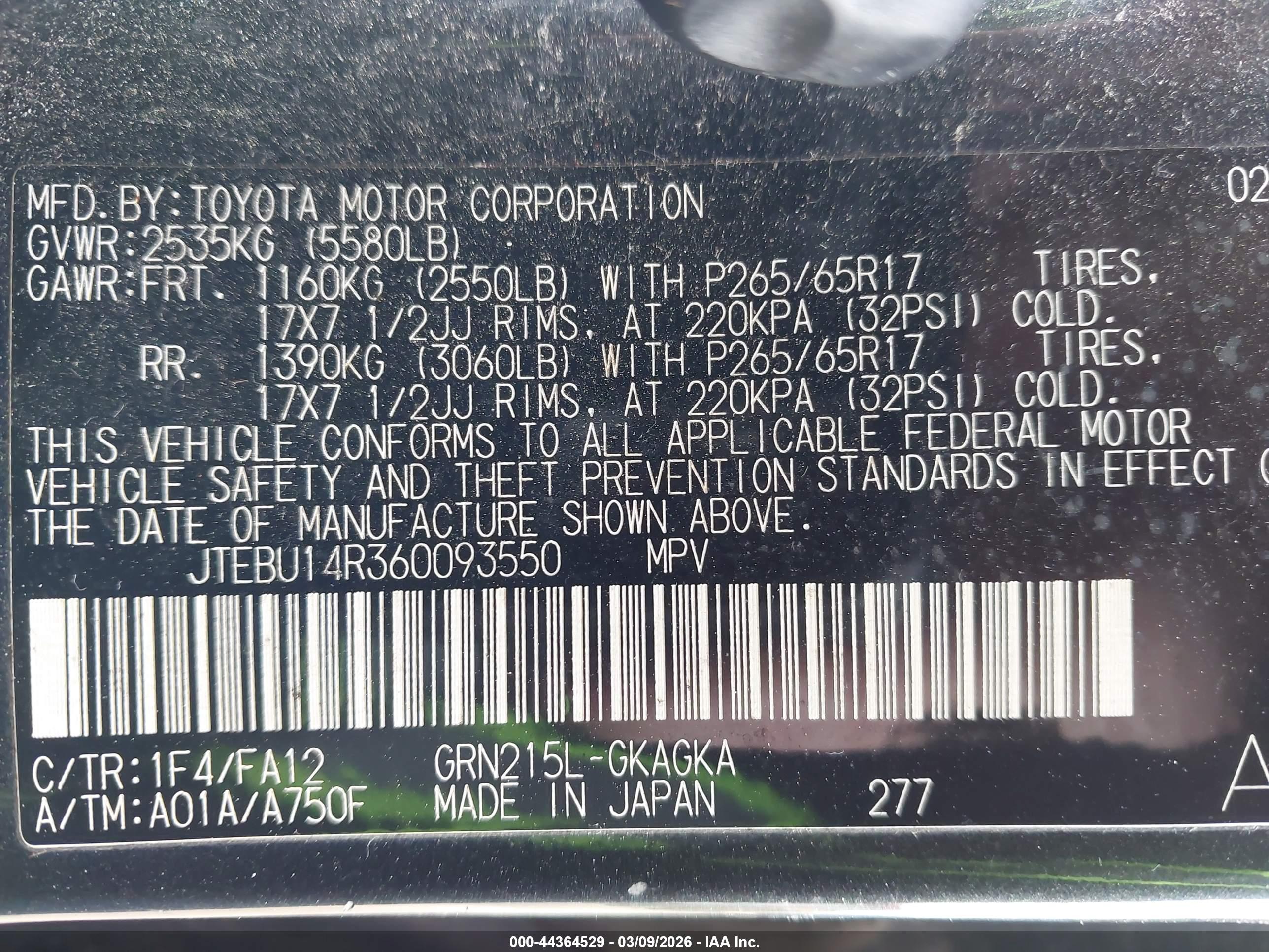 TOYOTA 4RUNNER image 9