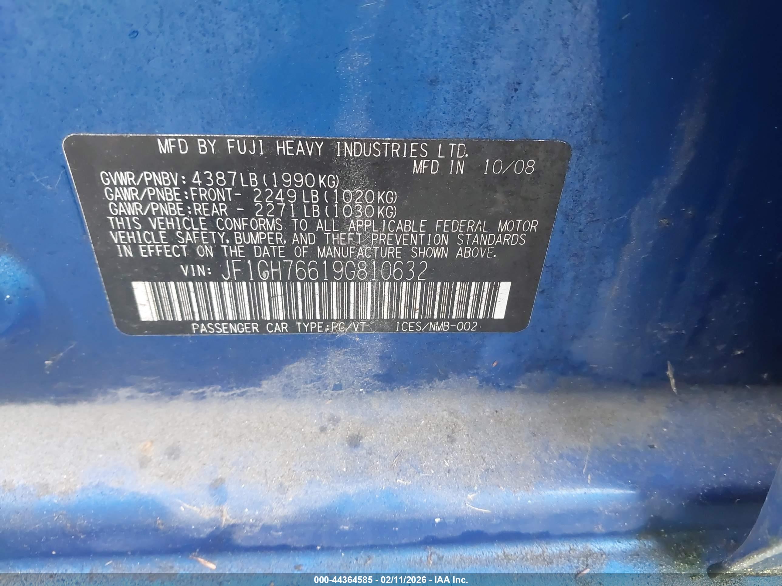 SUBARU IMPREZA image 9