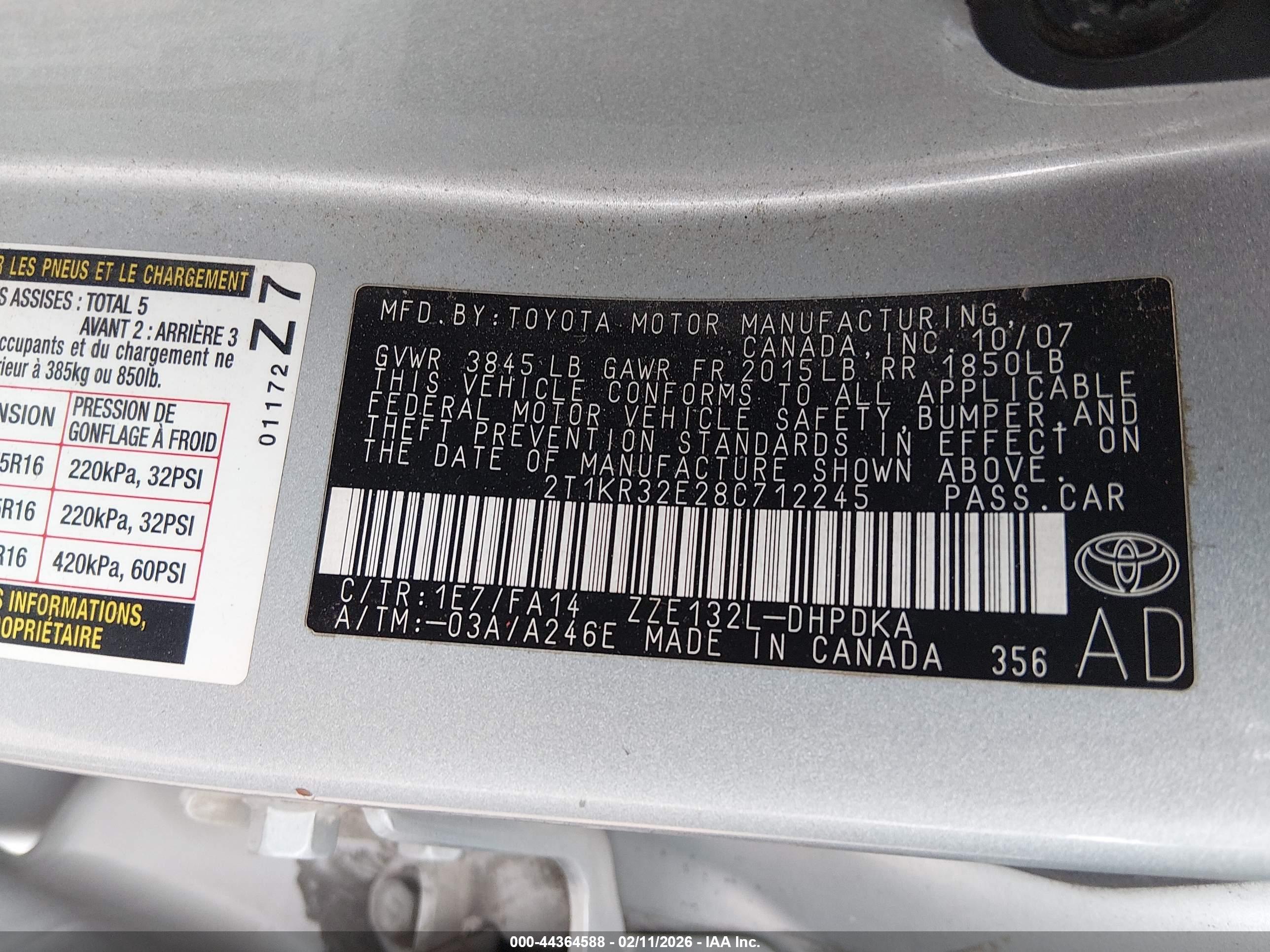 TOYOTA MATRIX image 9