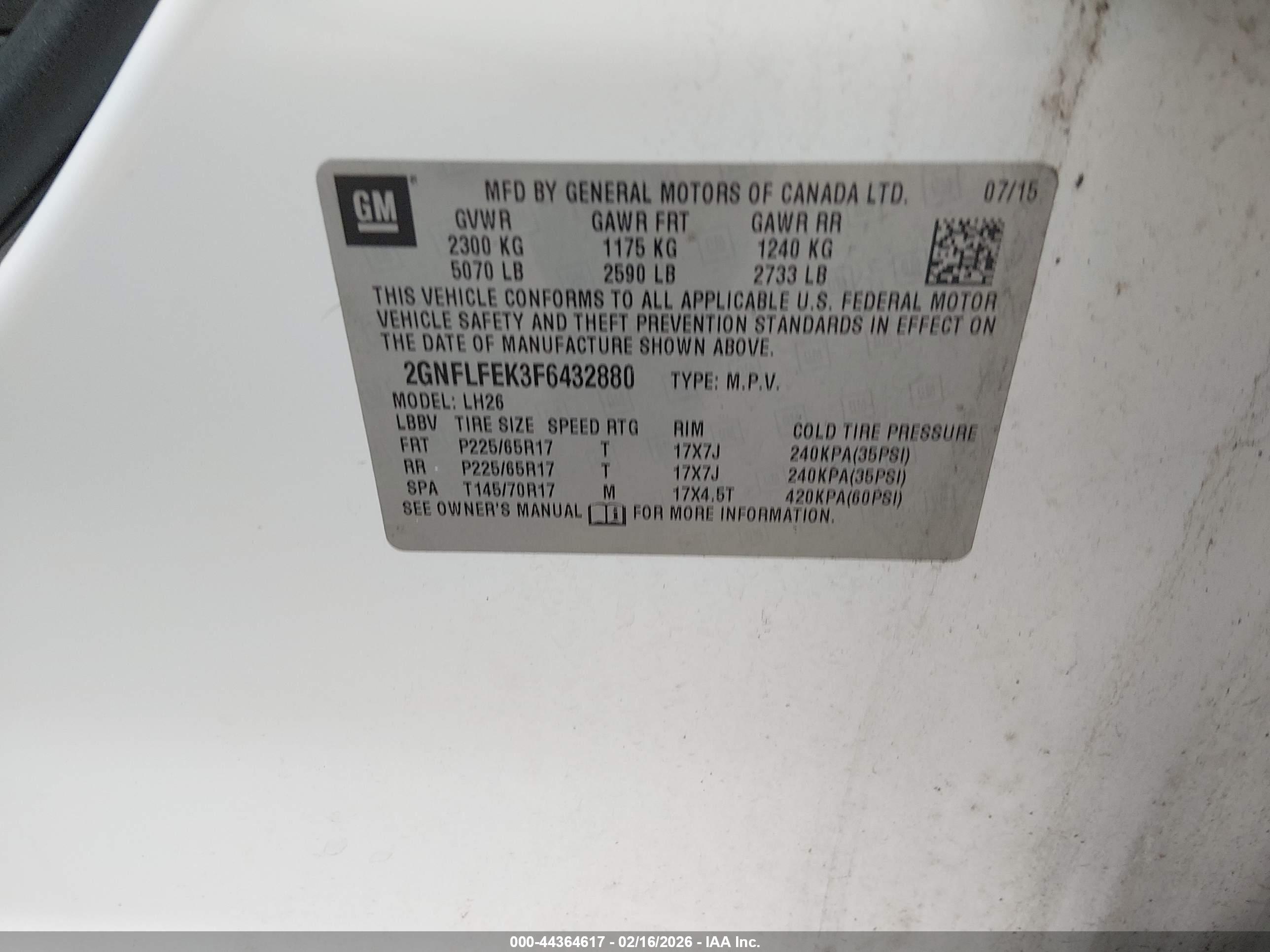 CHEVROLET EQUINOX image 9