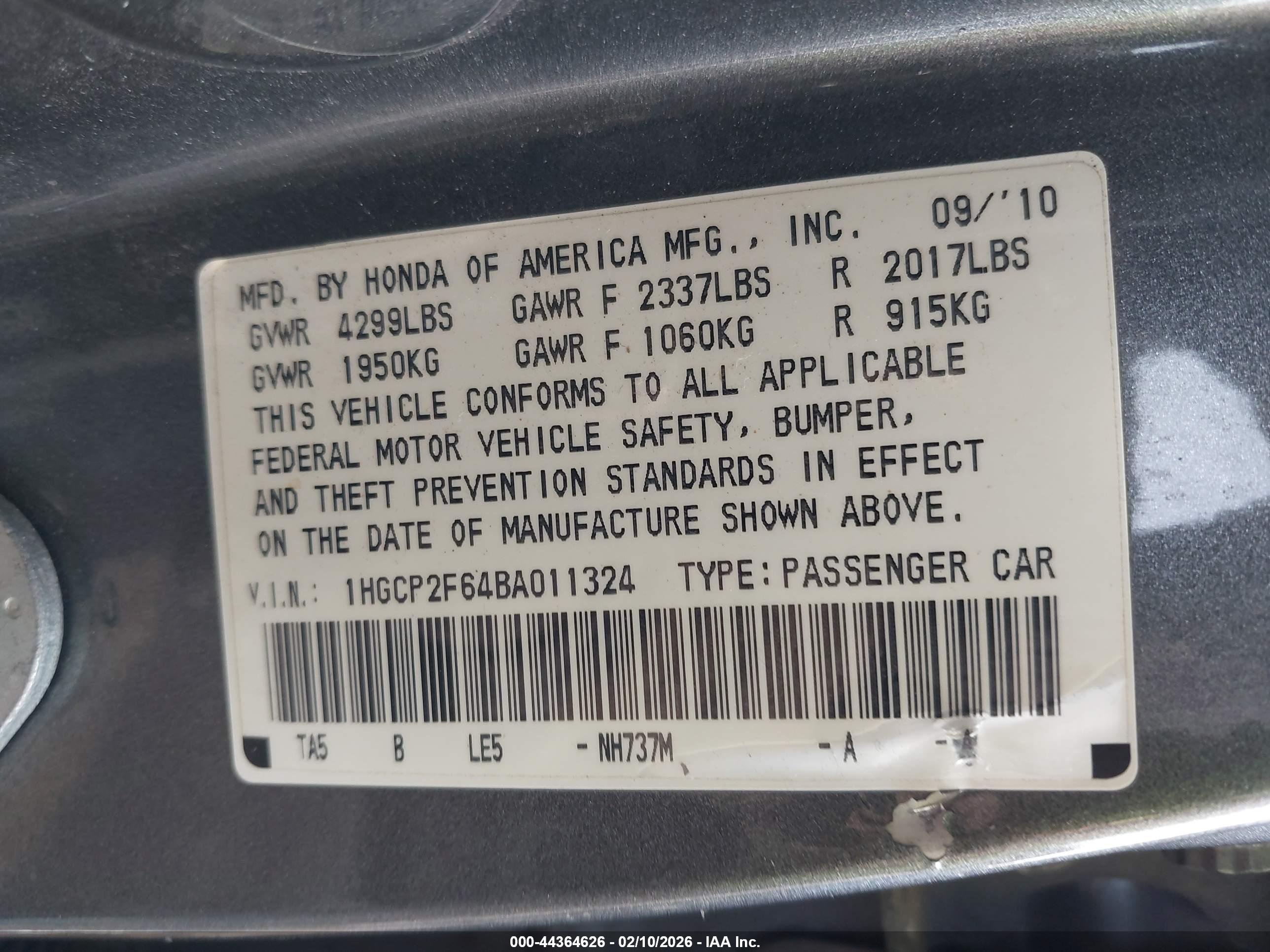 HONDA ACCORD image 9