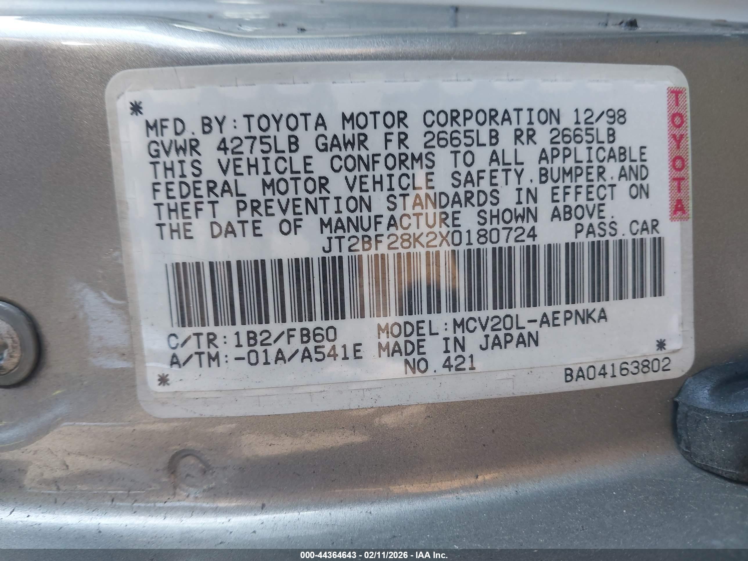 TOYOTA CAMRY image 9
