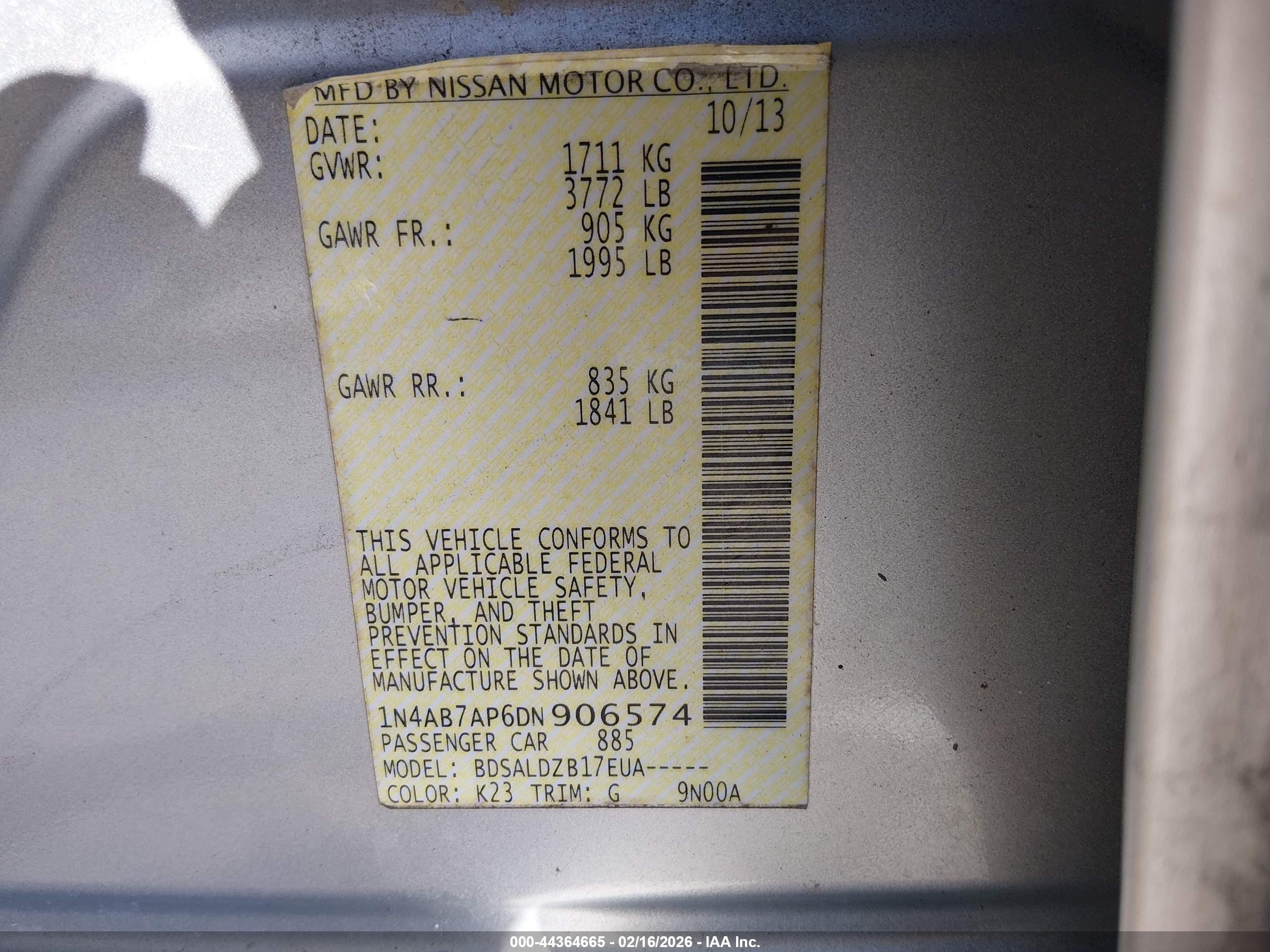 NISSAN SENTRA image 9