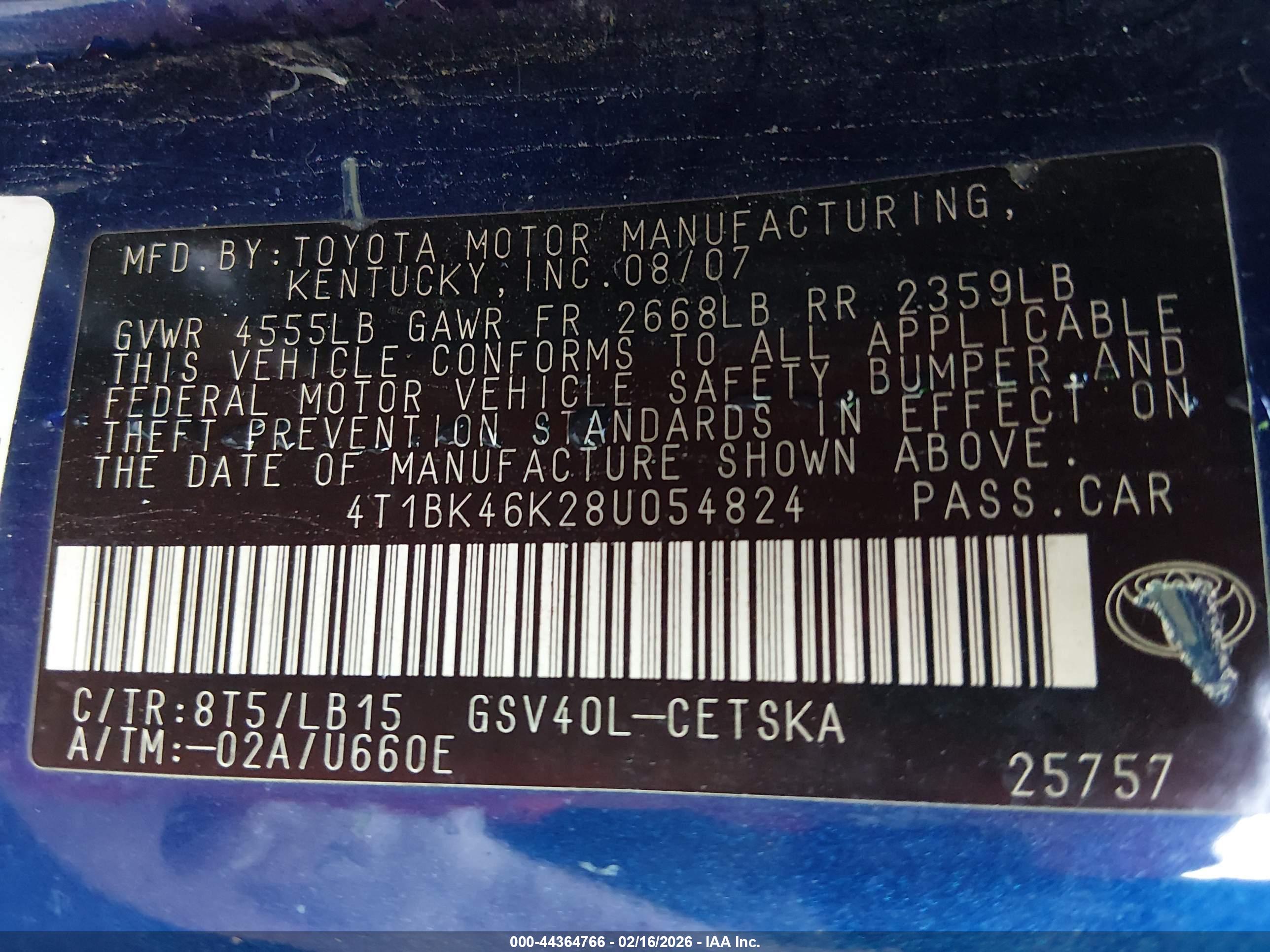 TOYOTA CAMRY image 9