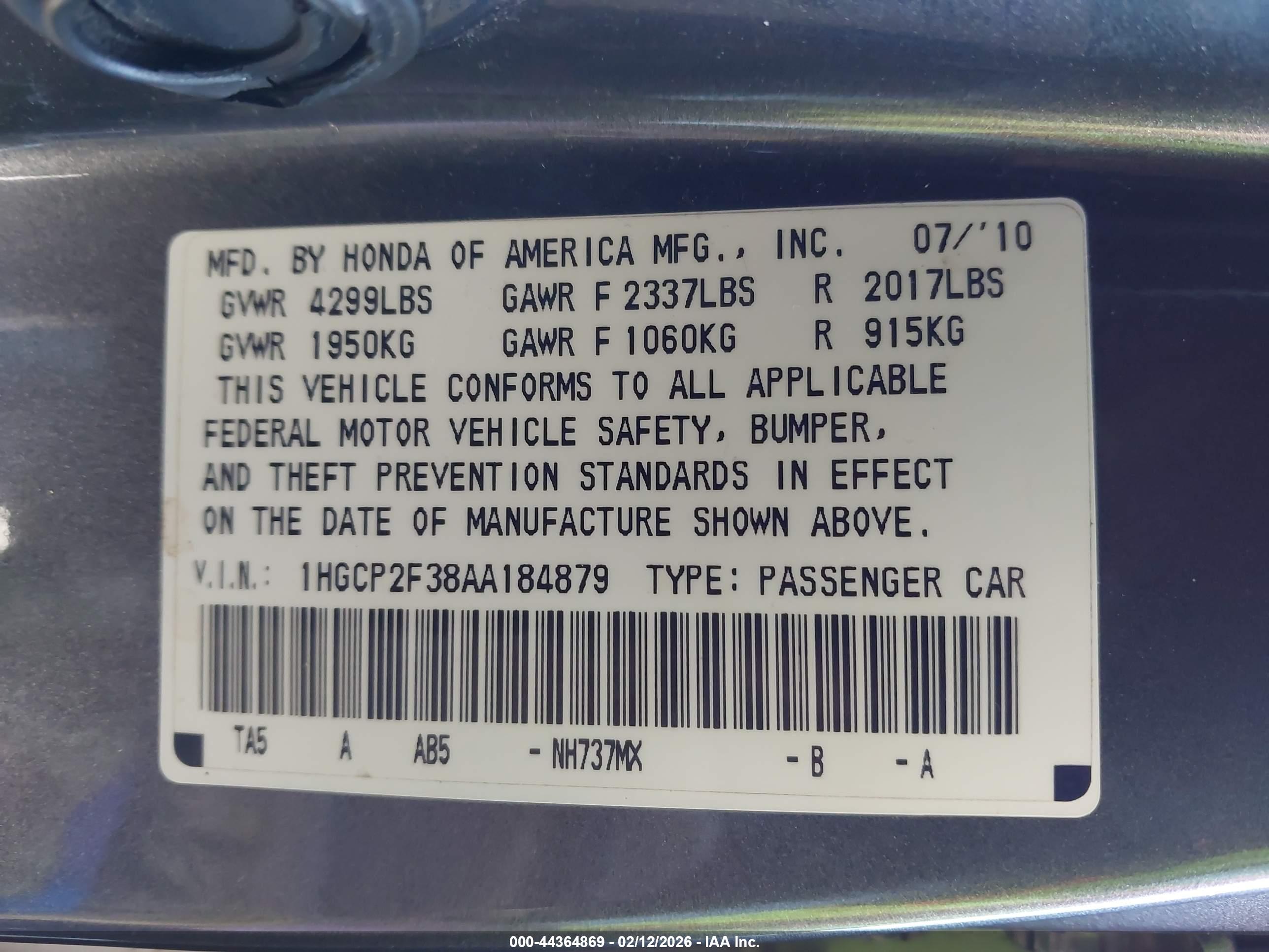 HONDA ACCORD image 9