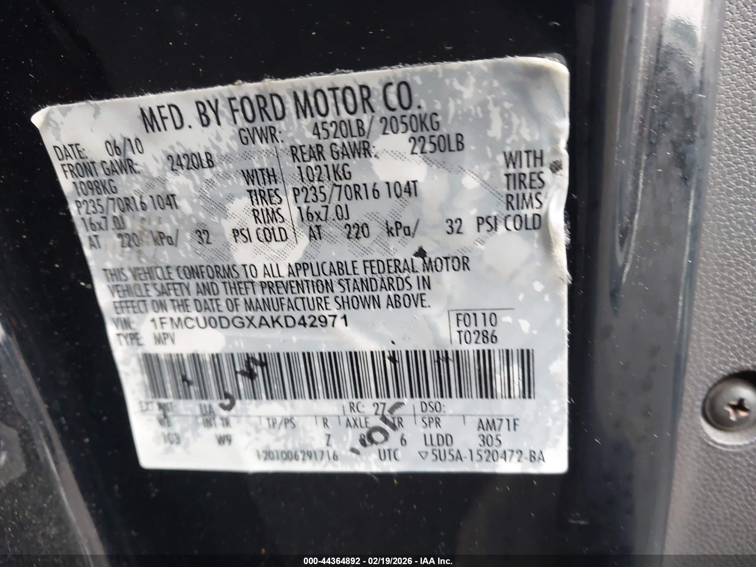 FORD ESCAPE image 9