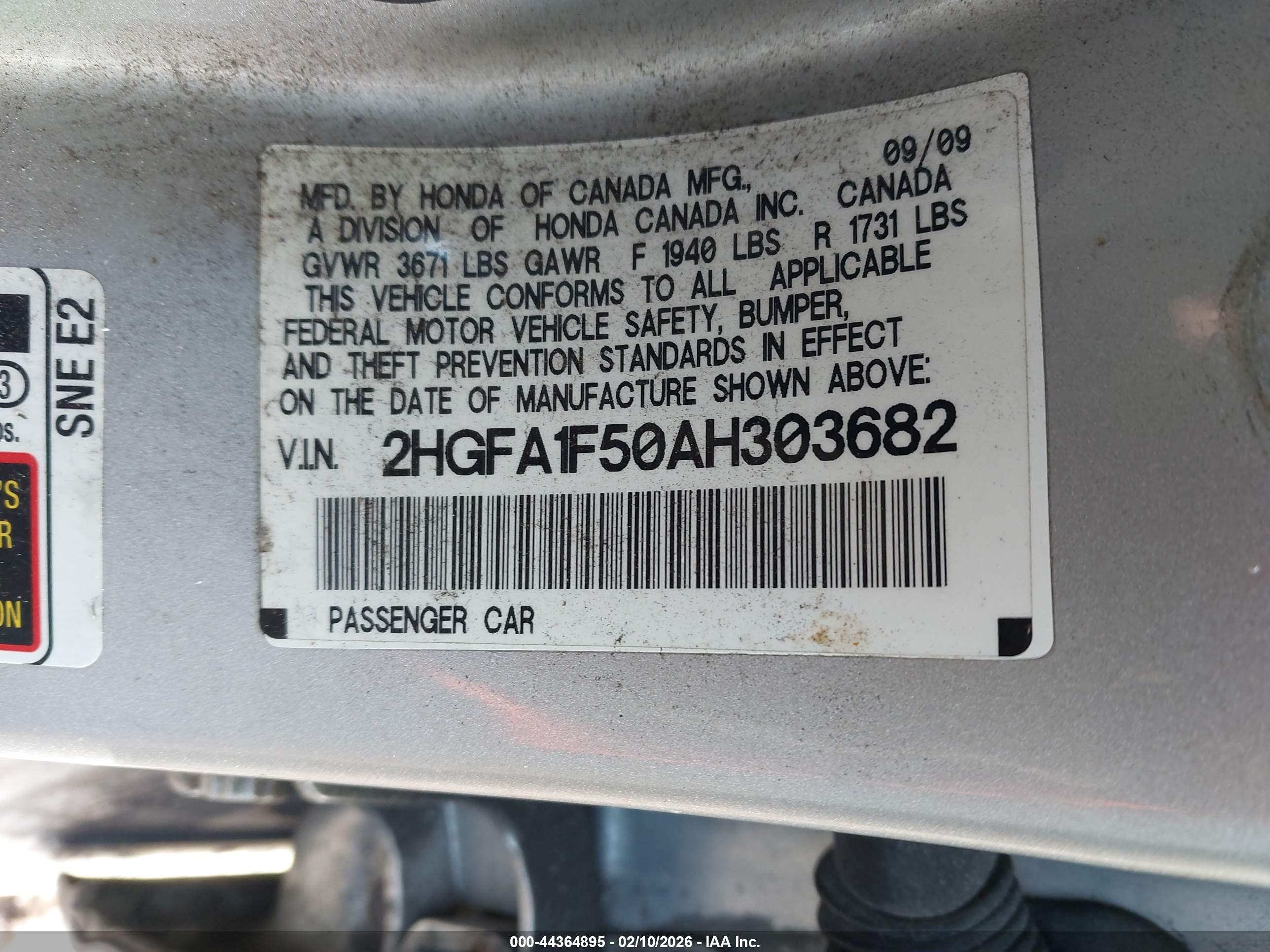 HONDA CIVIC image 9