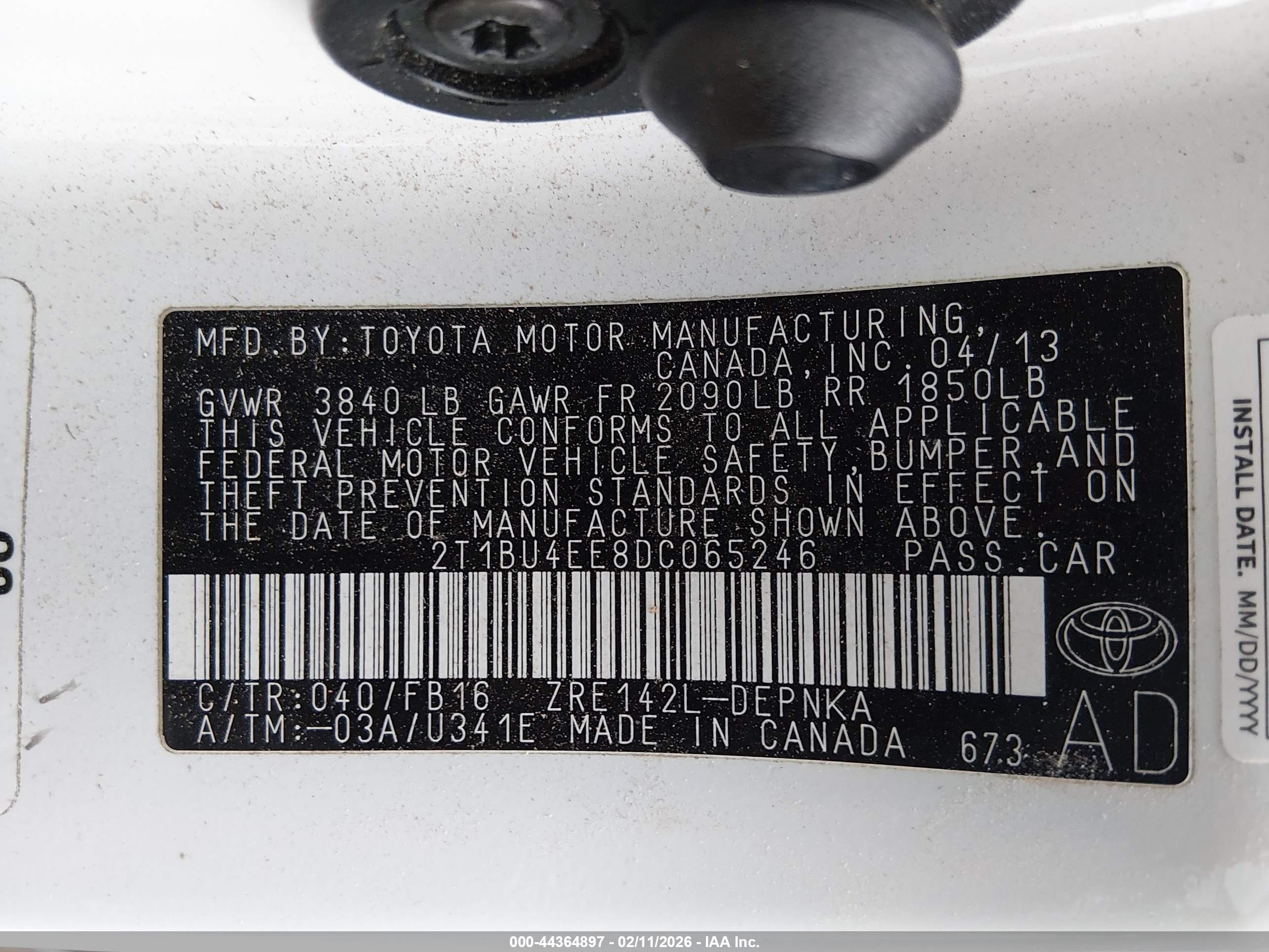 TOYOTA COROLLA image 9