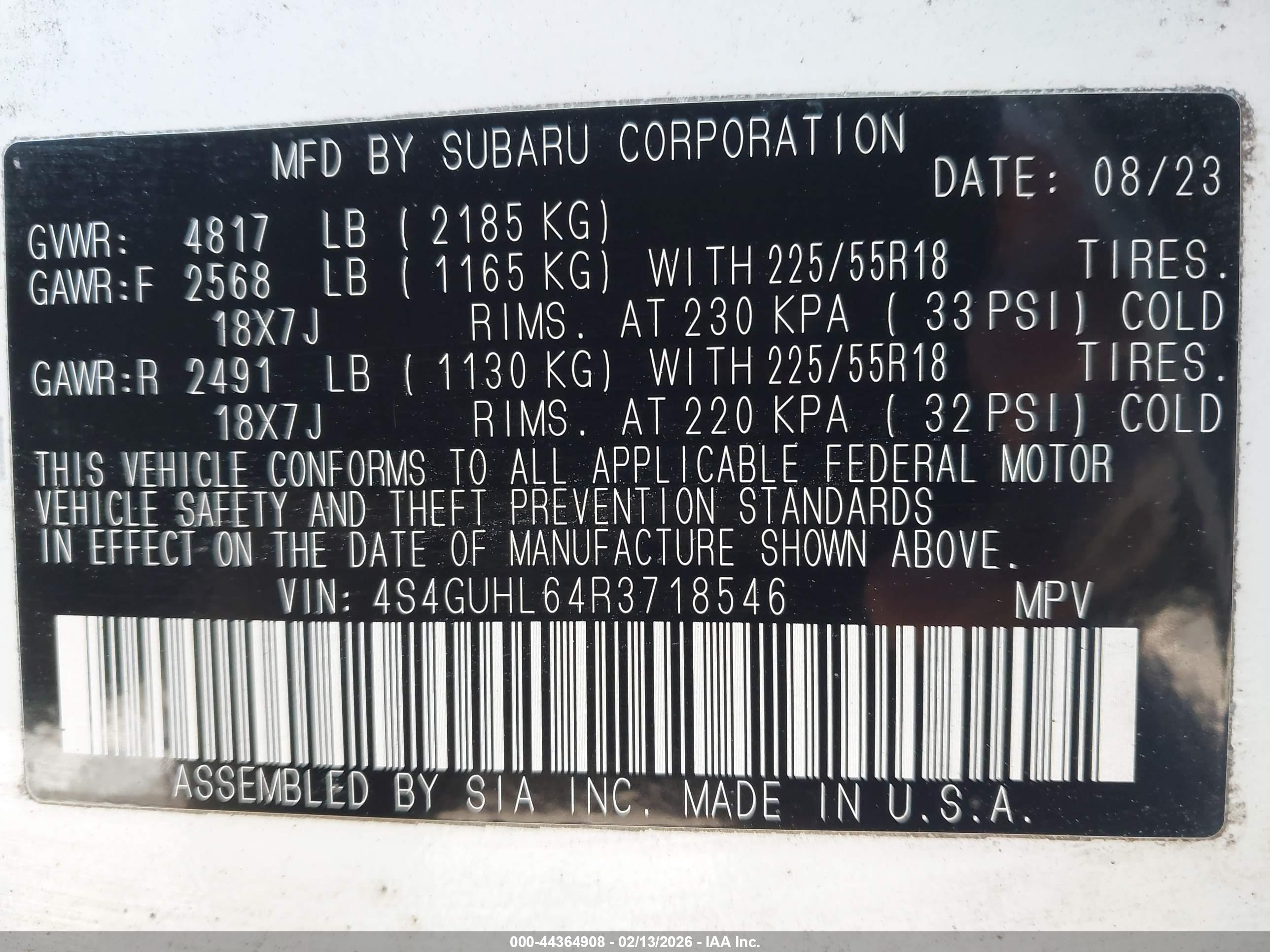 SUBARU CROSSTREK image 9