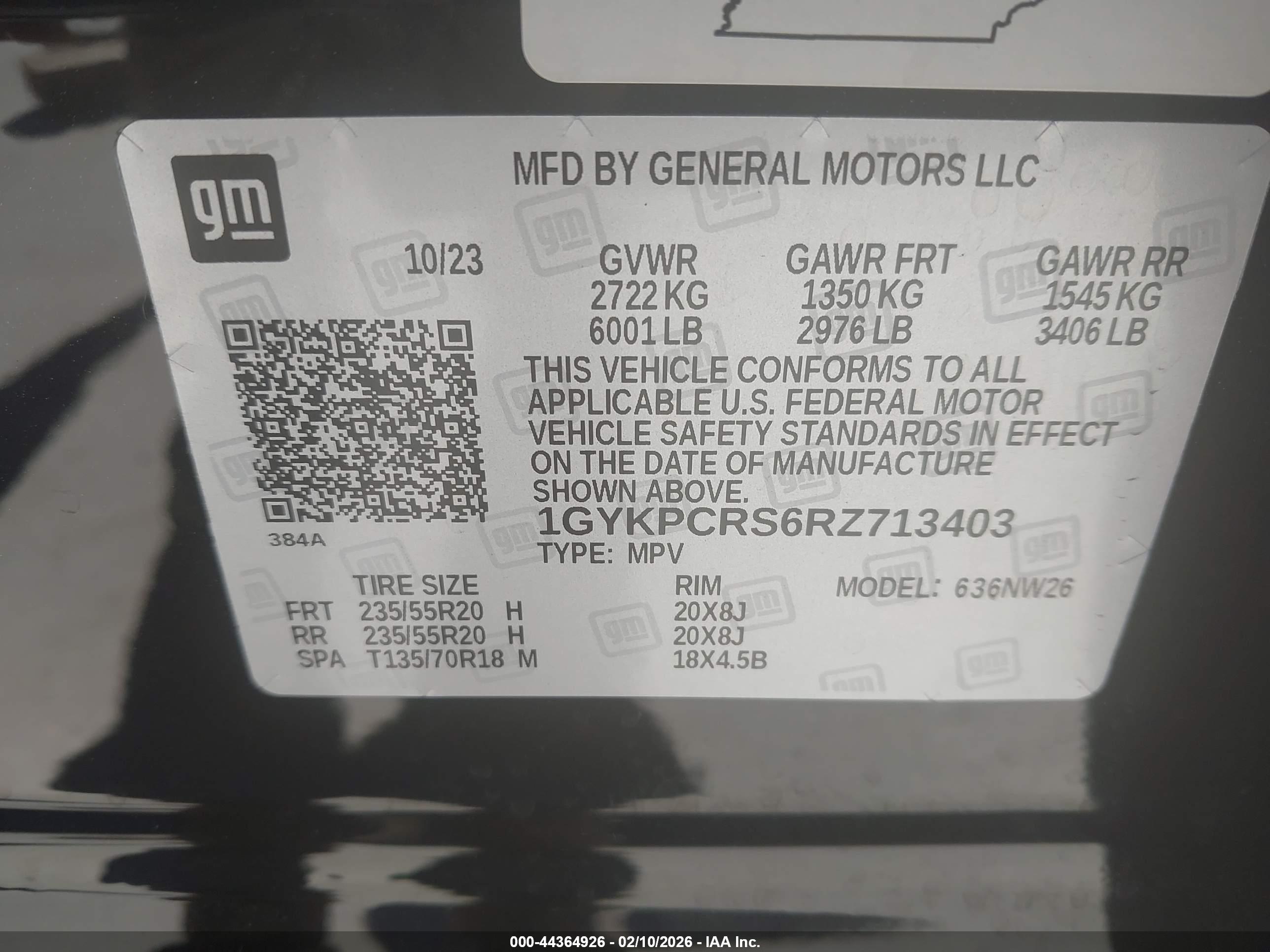 CADILLAC XT6 image 9