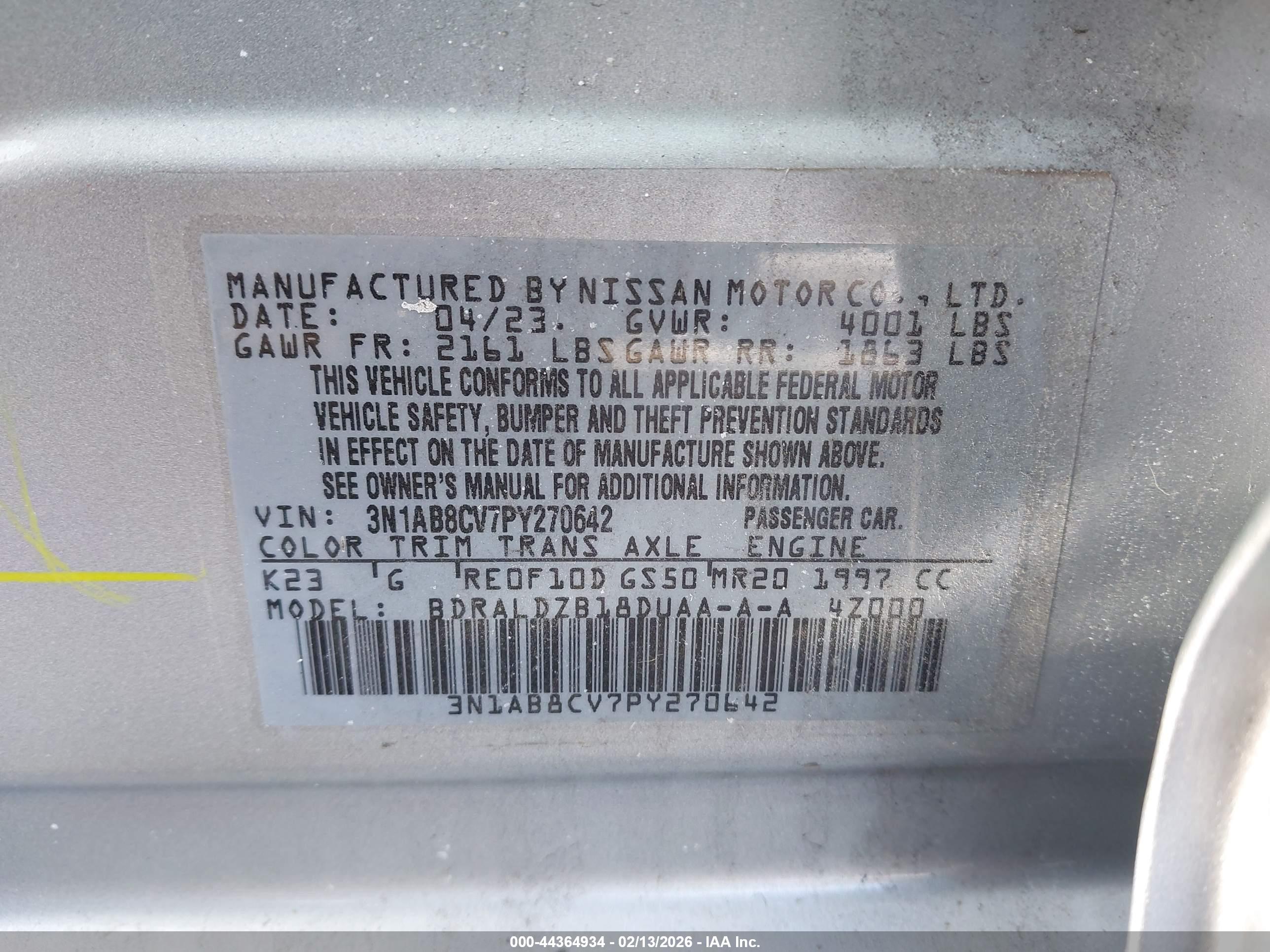 NISSAN SENTRA image 9