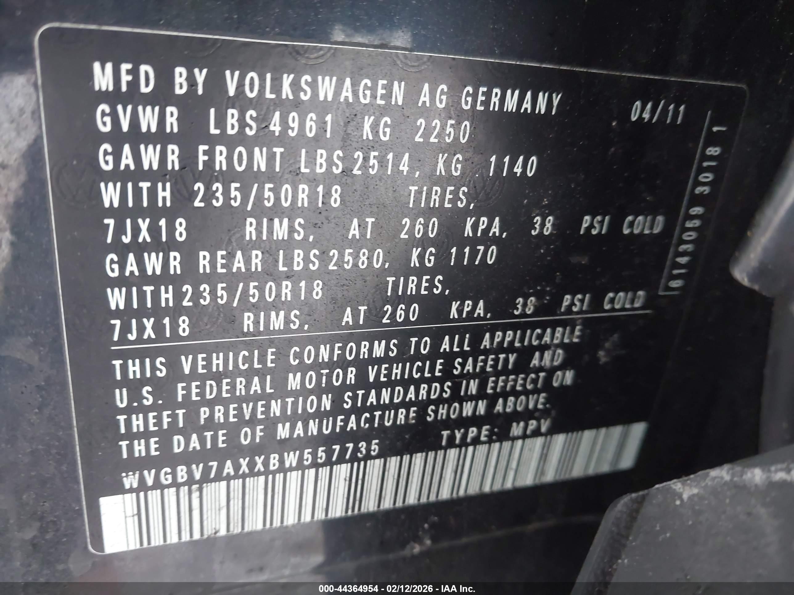 VOLKSWAGEN TIGUAN image 9