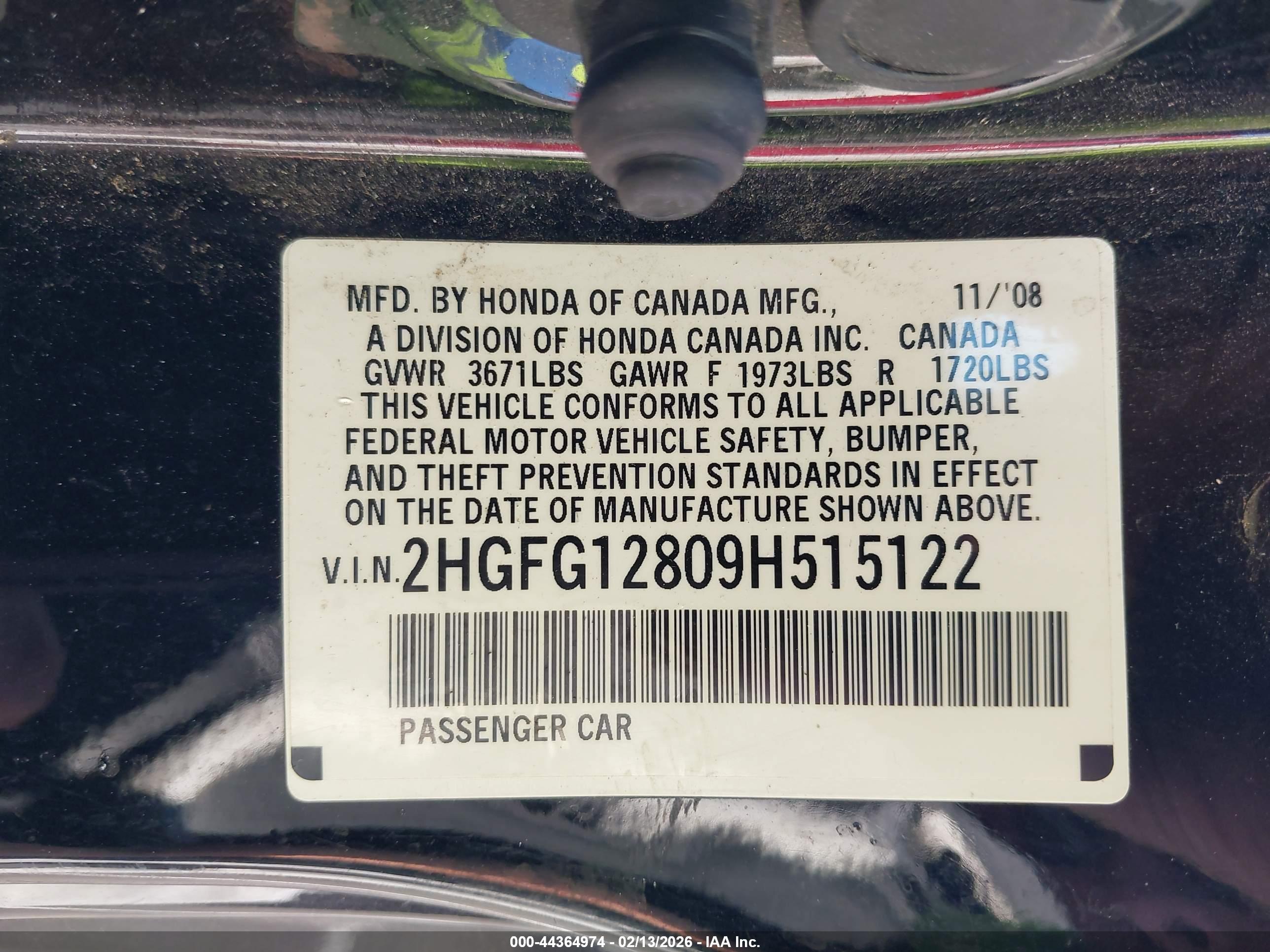 HONDA CIVIC image 9