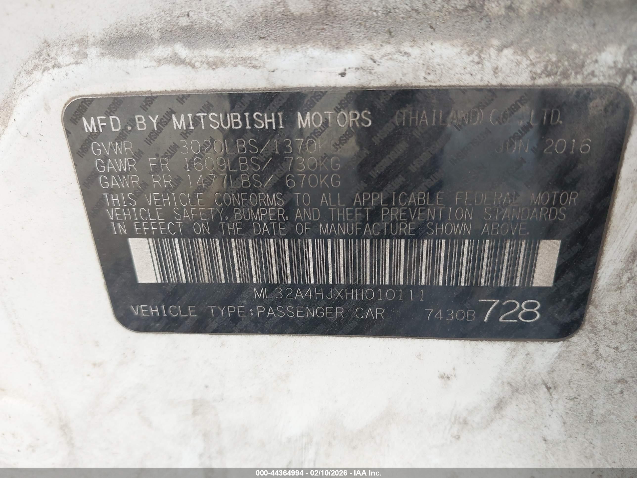 MITSUBISHI MIRAGE image 9