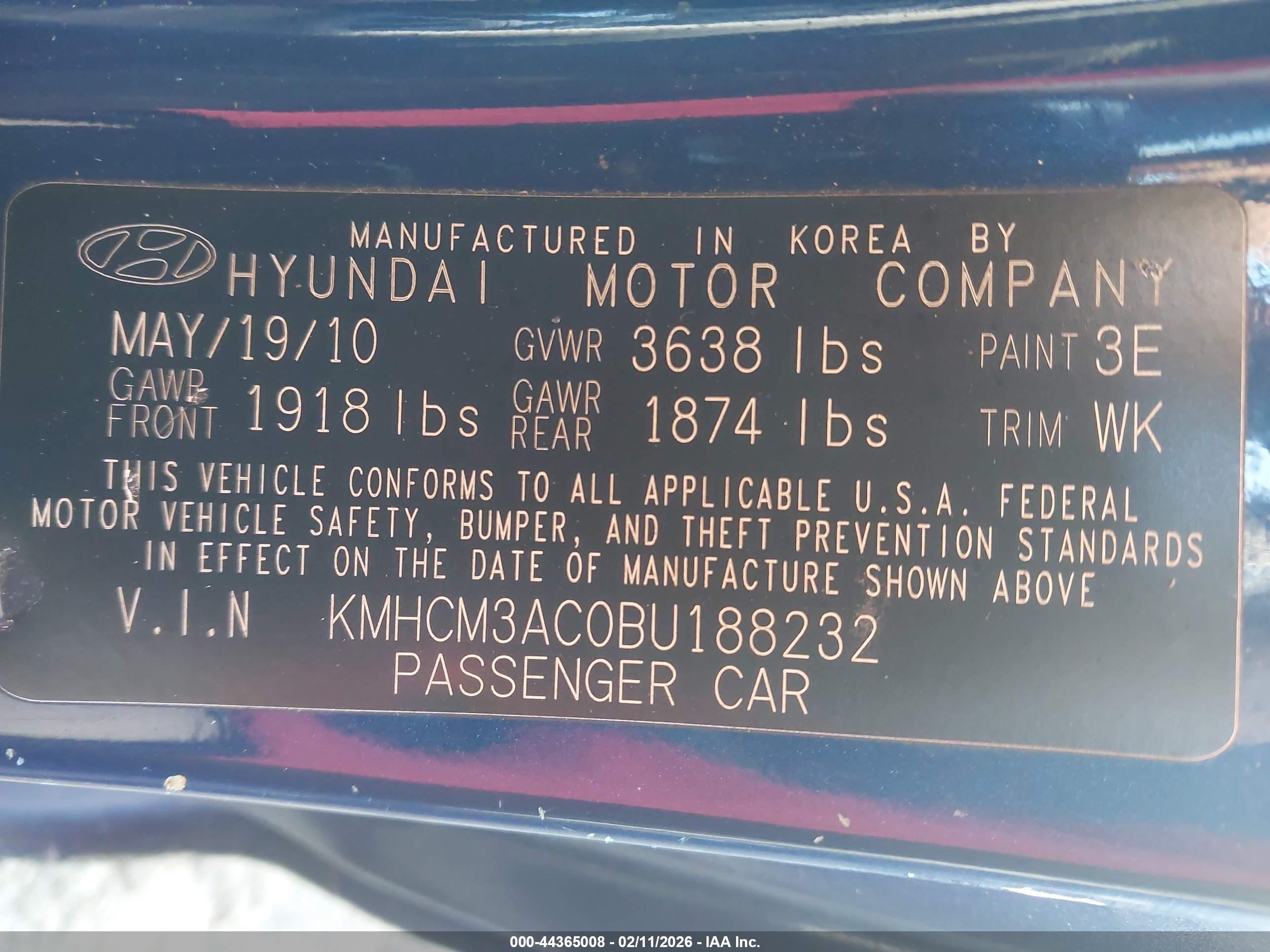 HYUNDAI ACCENT image 9