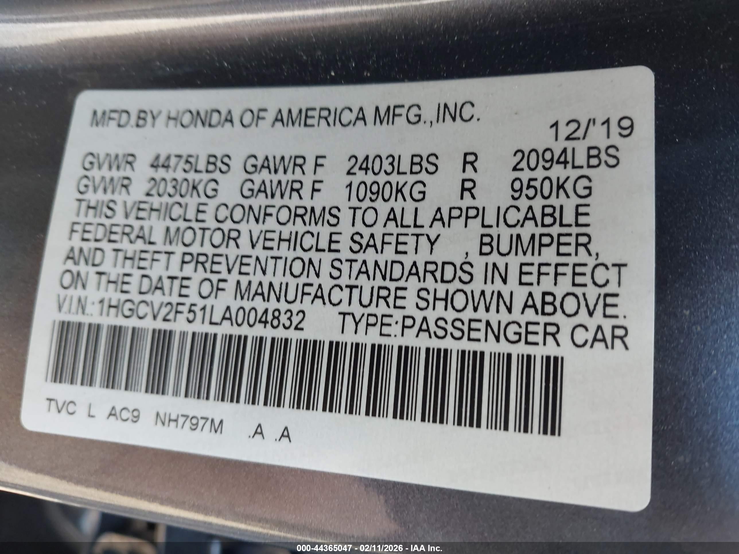 HONDA ACCORD image 9