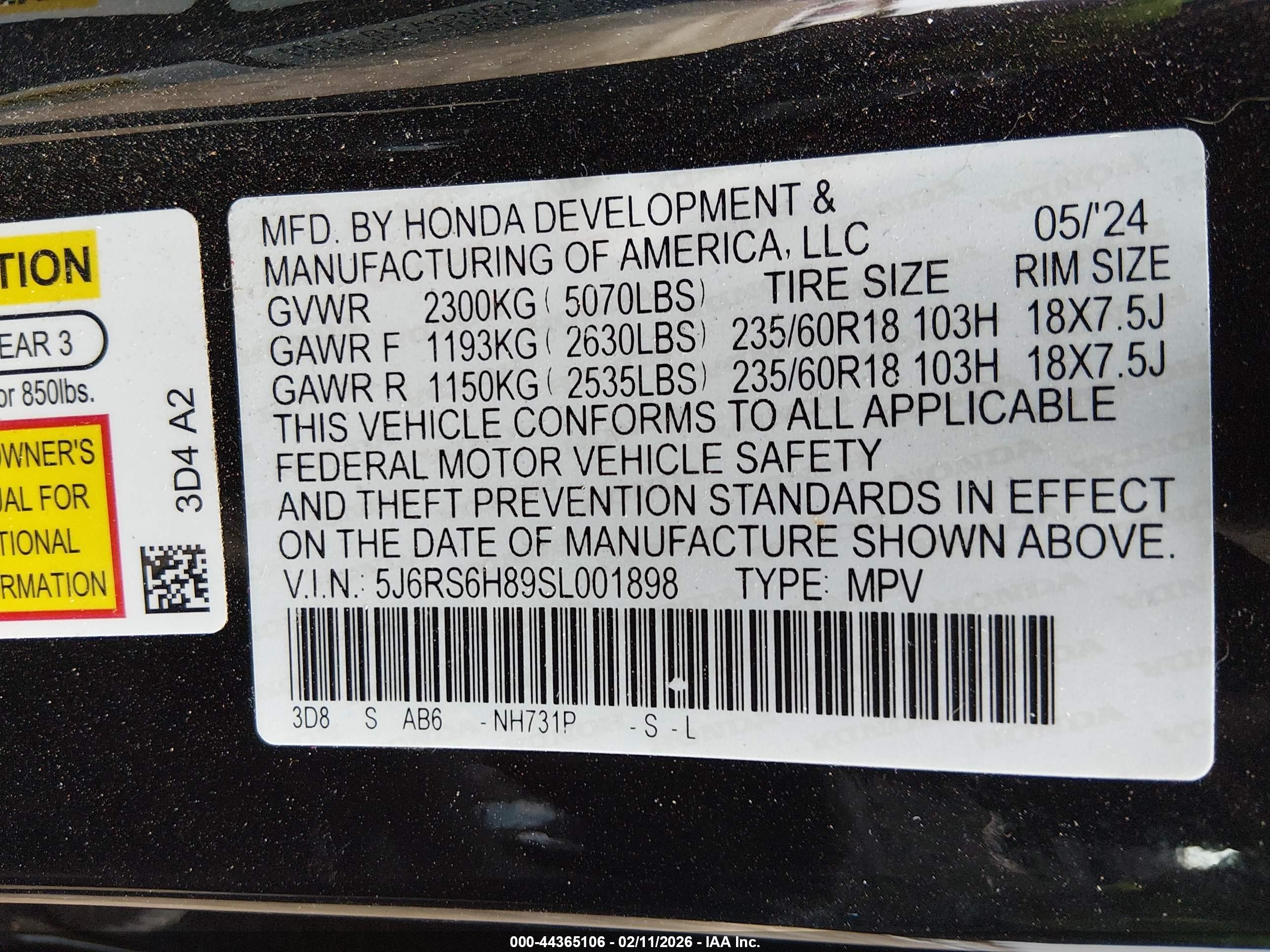 HONDA CR-V image 9
