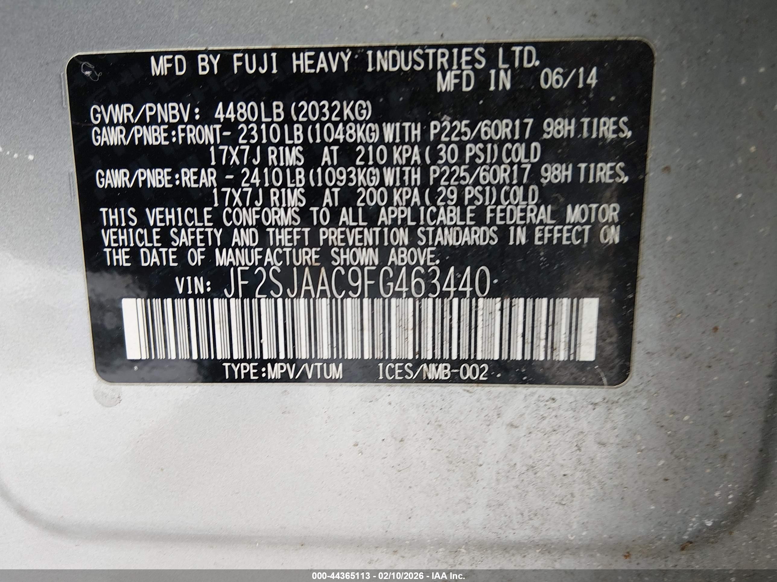 SUBARU FORESTER image 9