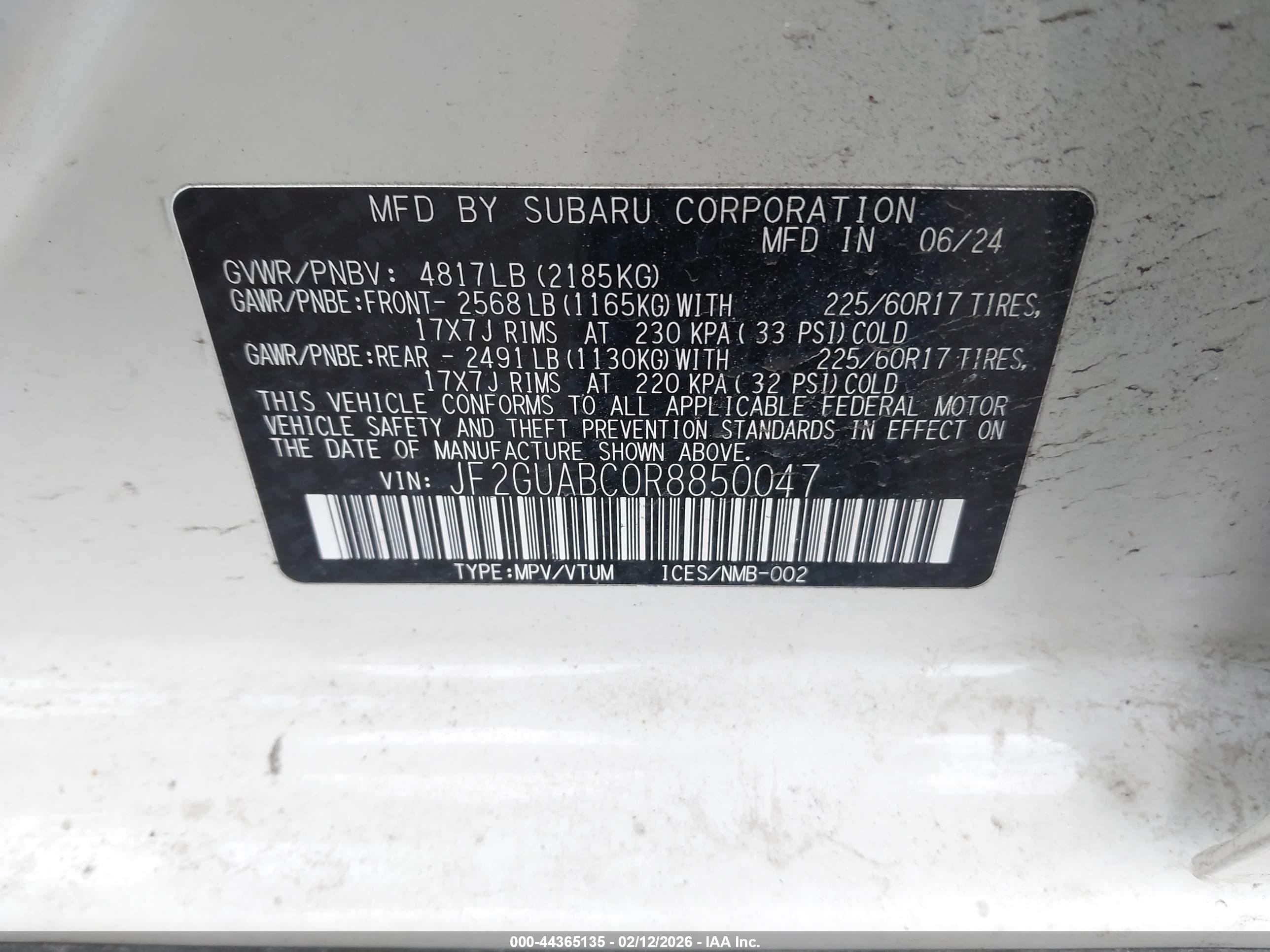 SUBARU CROSSTREK image 9