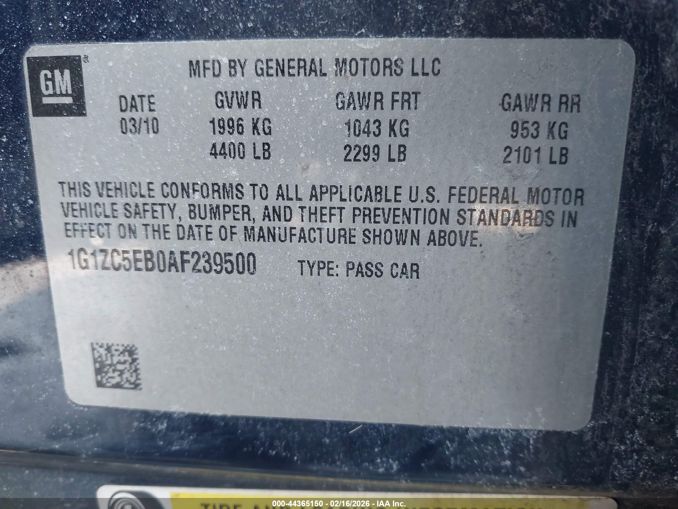 CHEVROLET MALIBU image 9