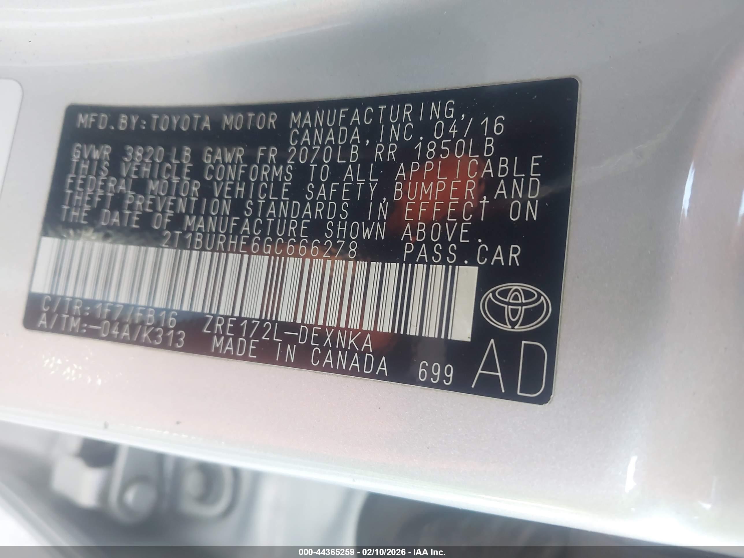 TOYOTA COROLLA image 9