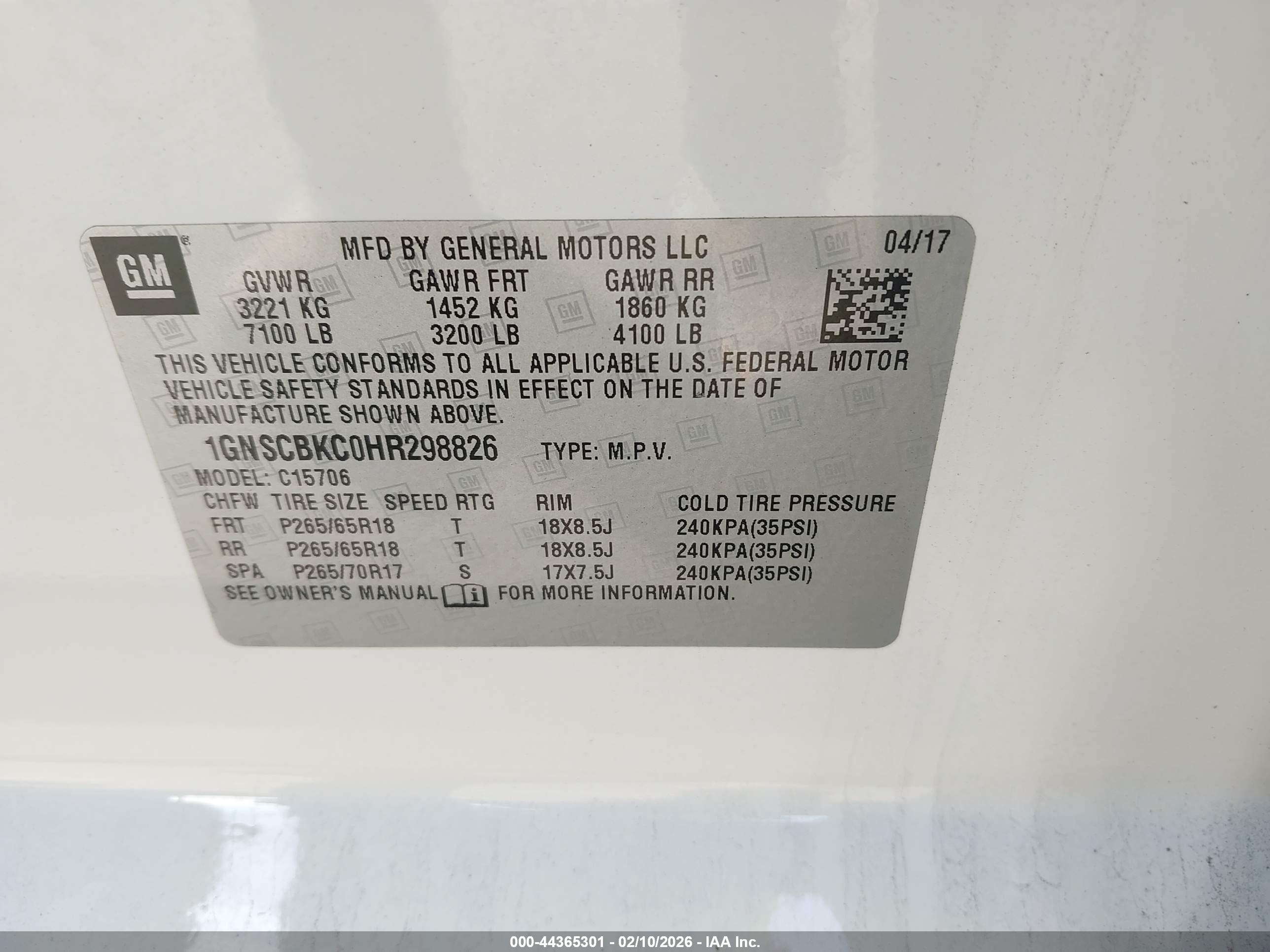 CHEVROLET TAHOE image 9