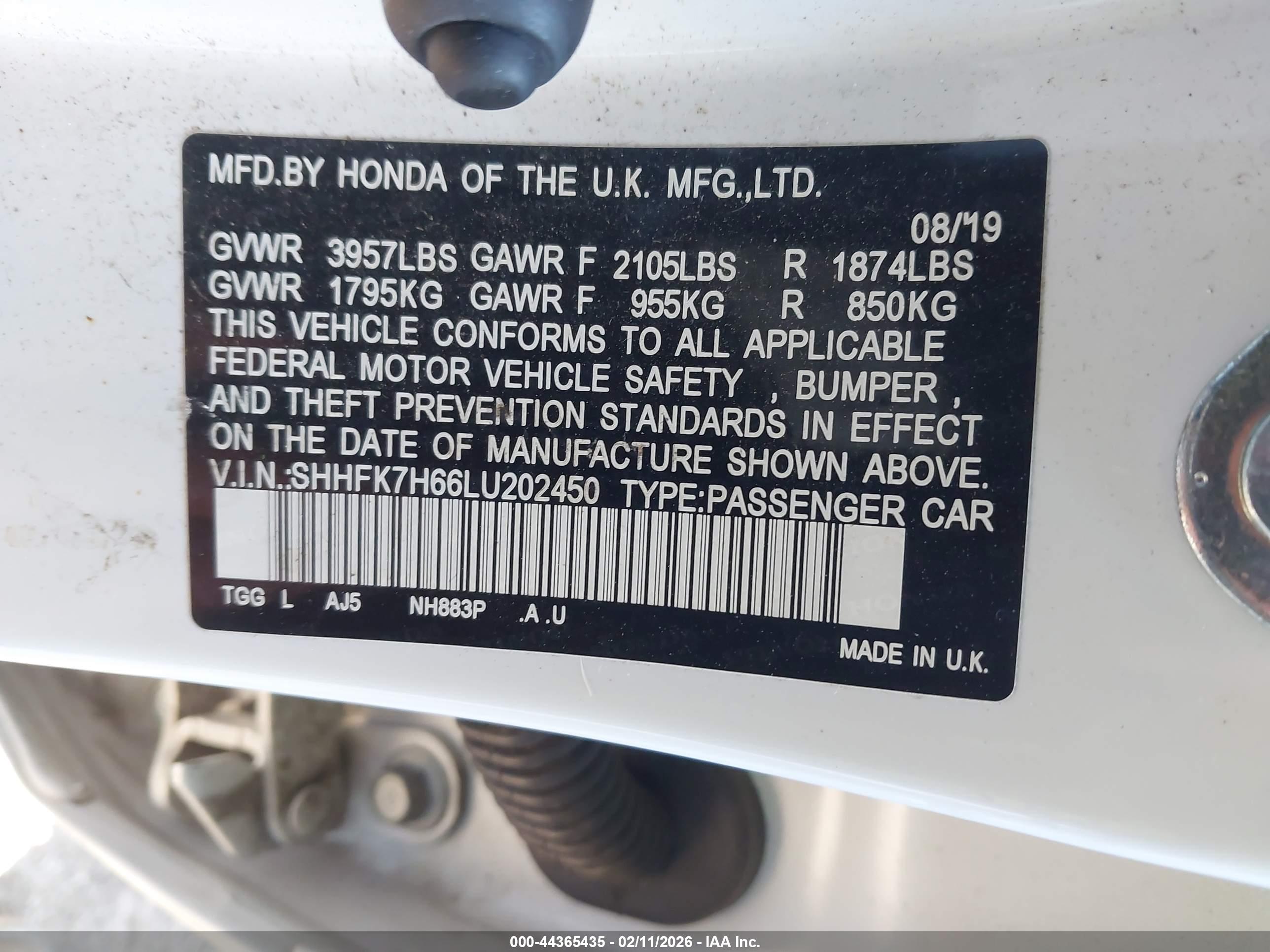HONDA CIVIC image 9