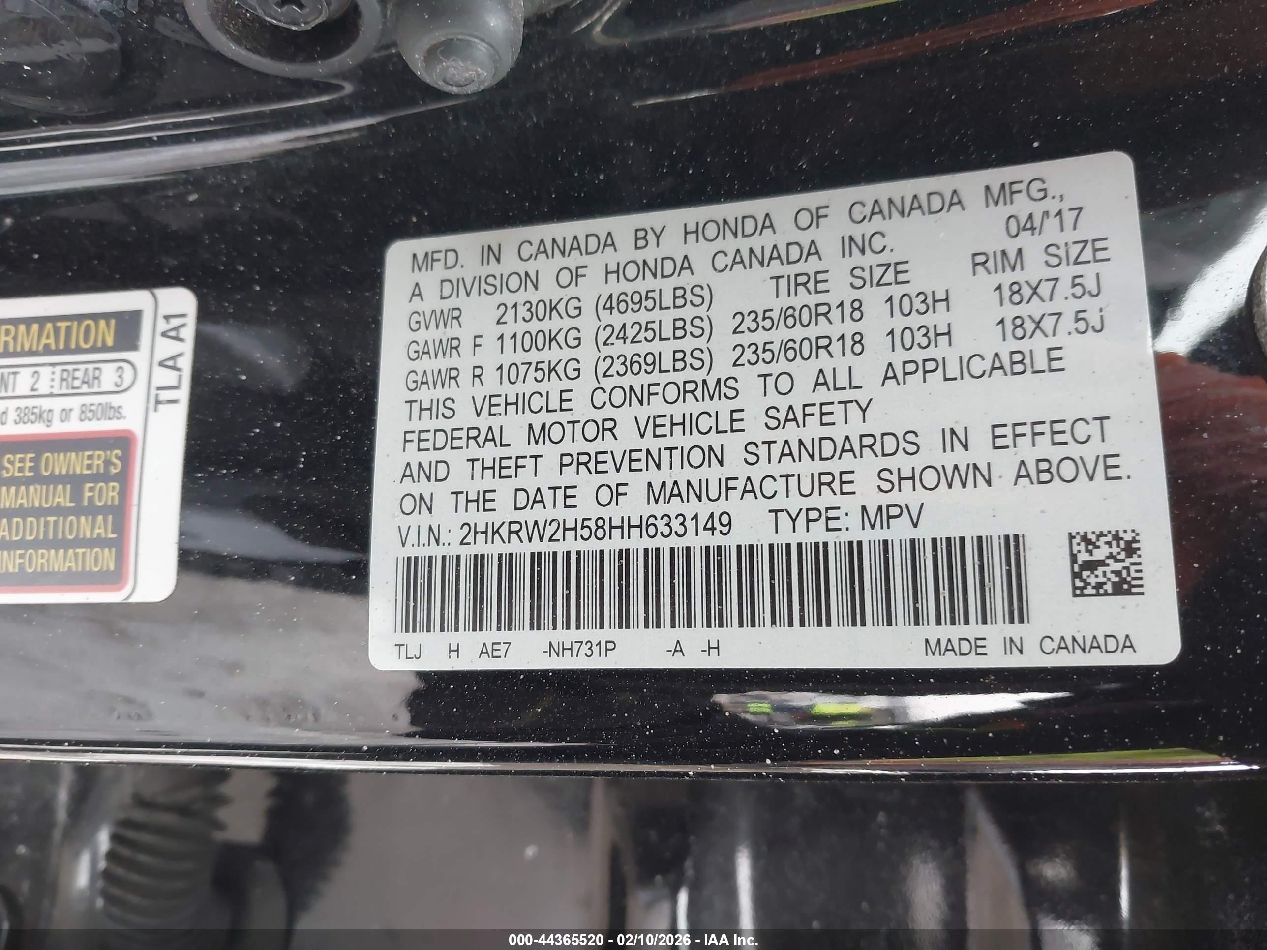 HONDA CR-V image 9