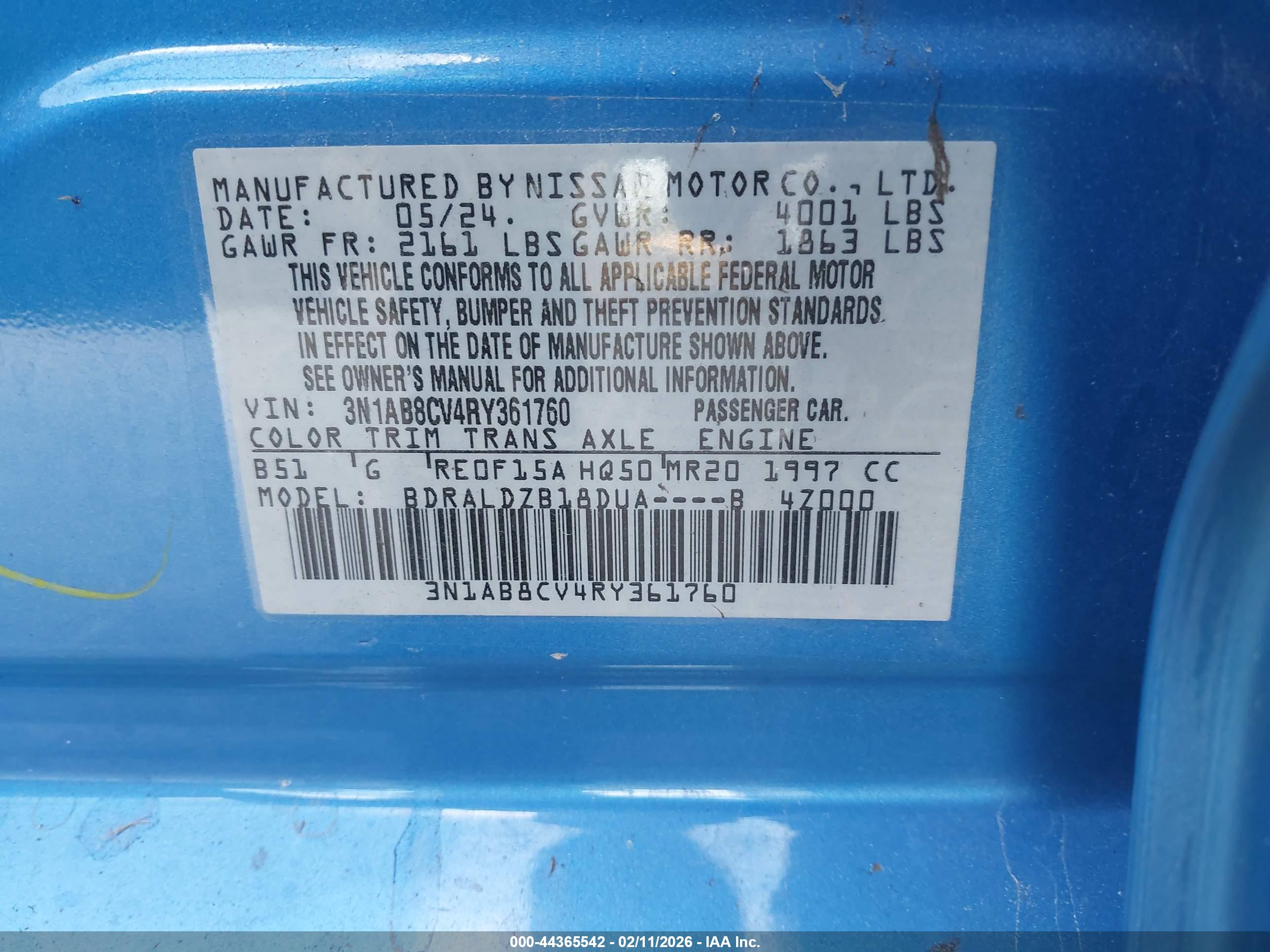 NISSAN SENTRA image 9