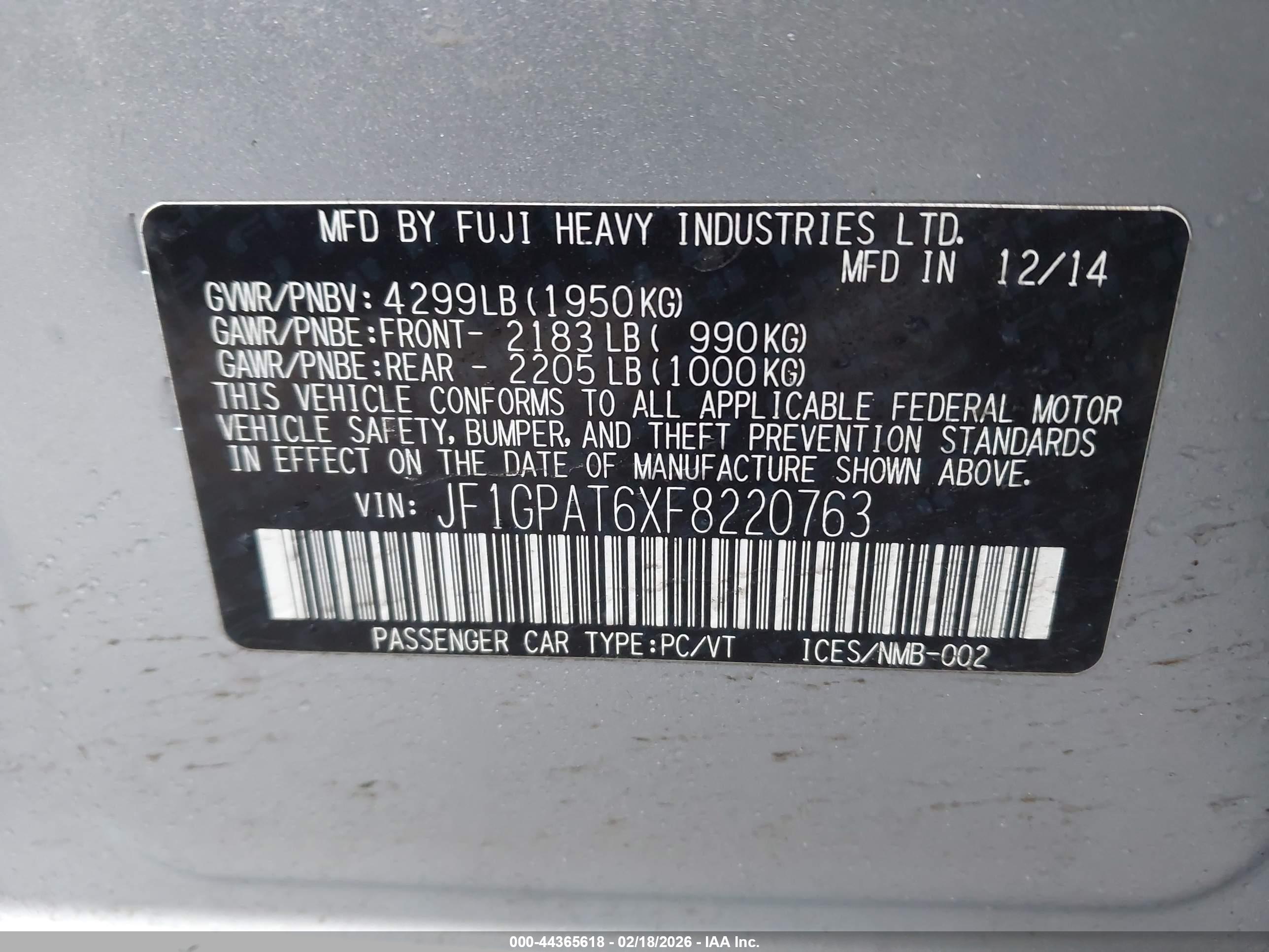 SUBARU IMPREZA image 9