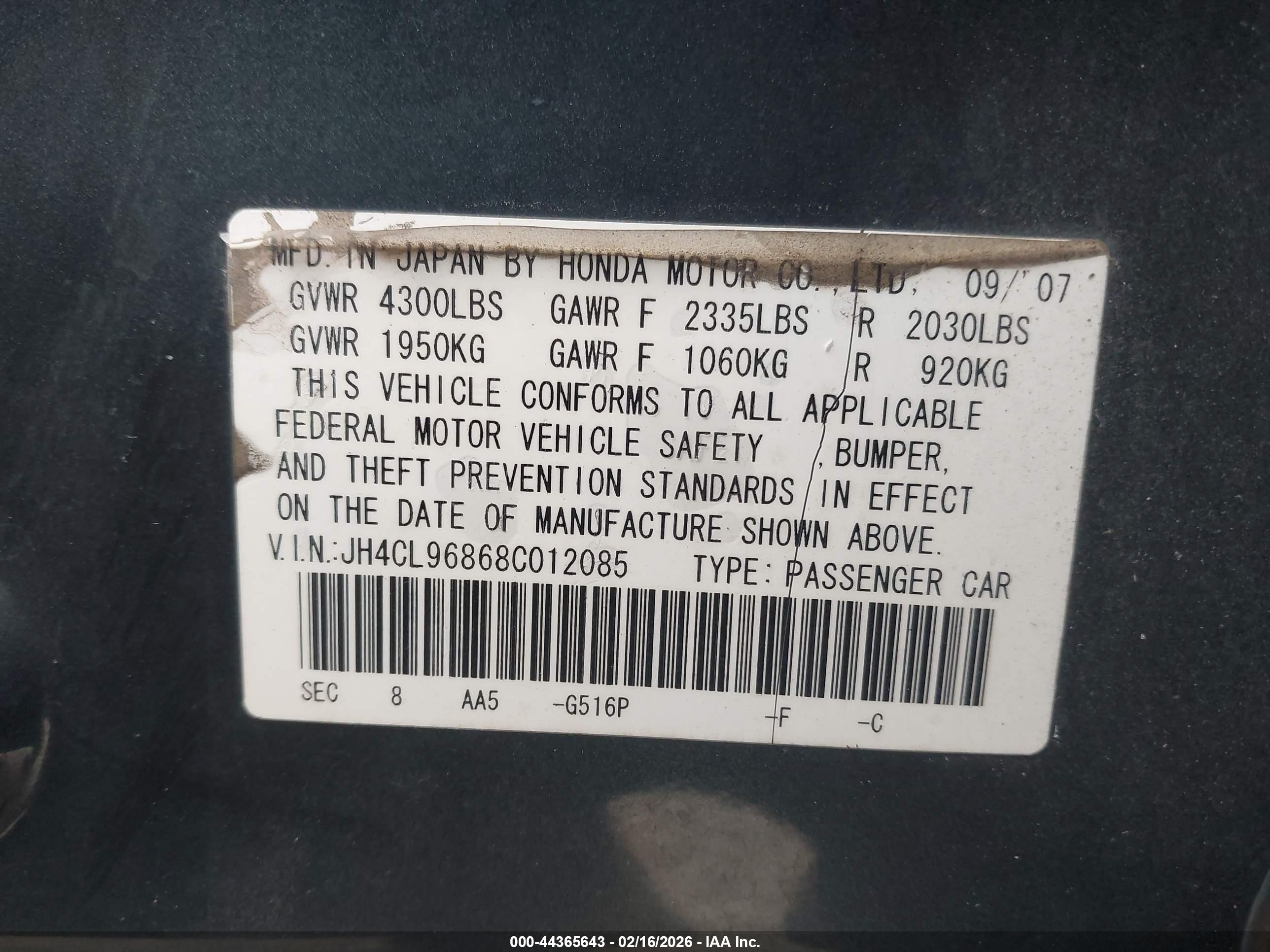 ACURA TSX image 9
