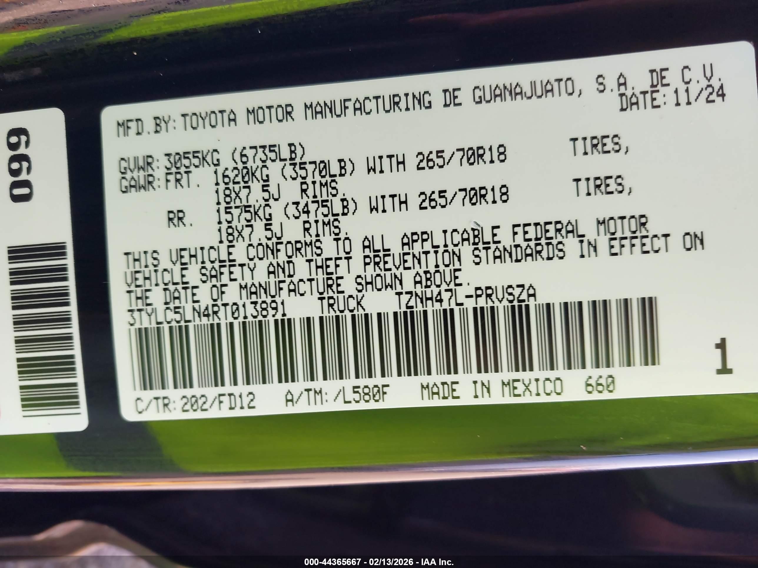 TOYOTA TACOMA image 9