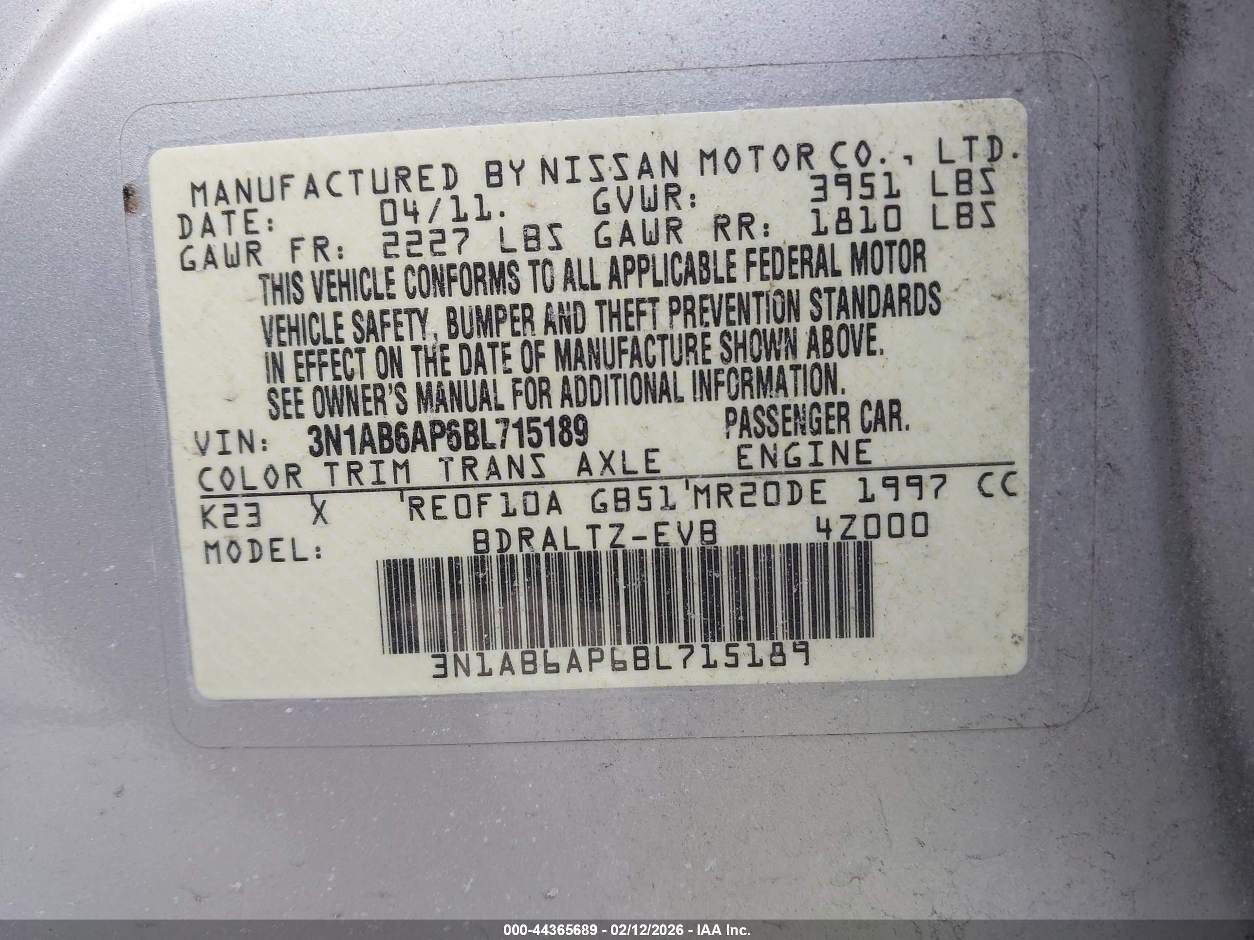 NISSAN SENTRA image 9