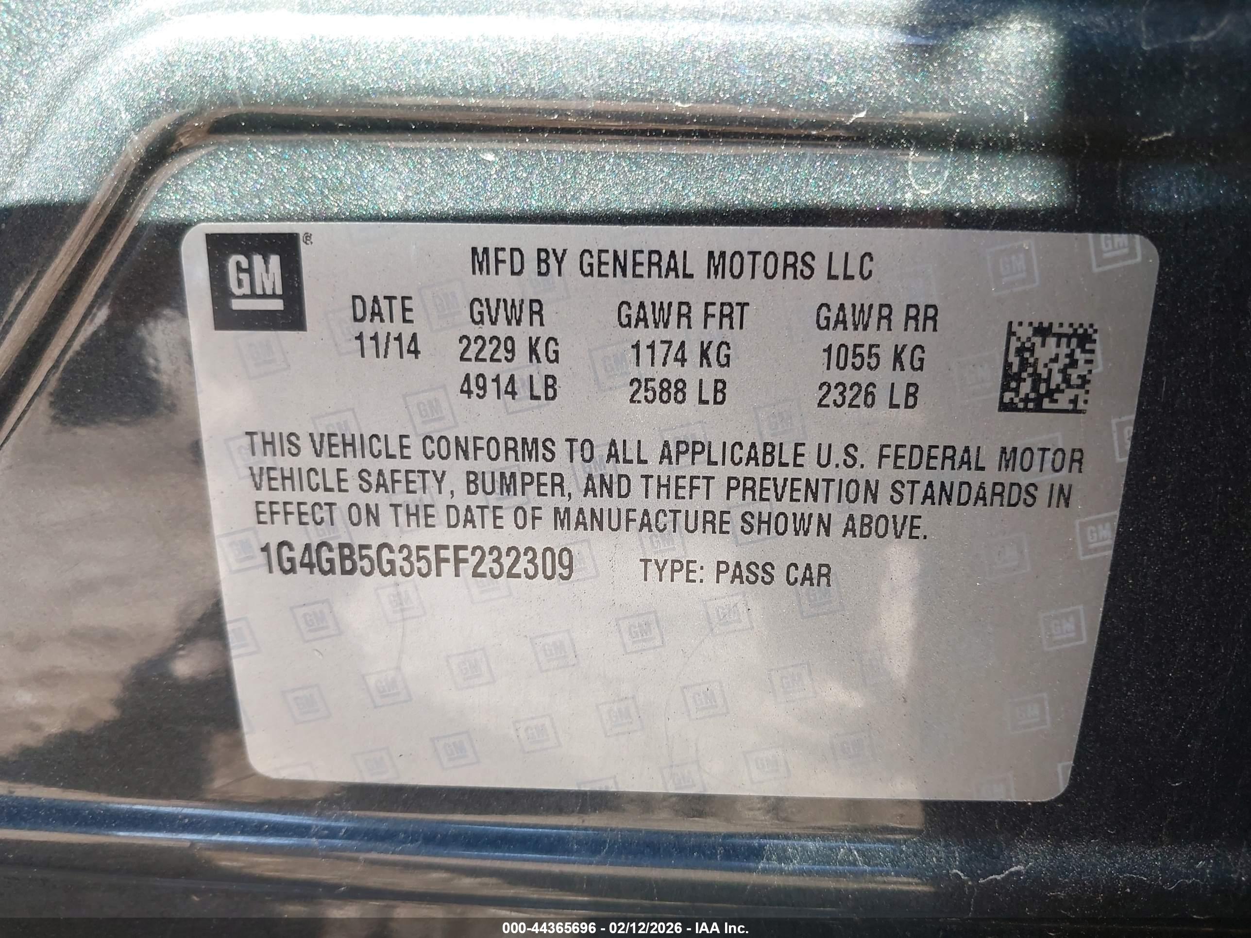 BUICK LACROSSE image 9