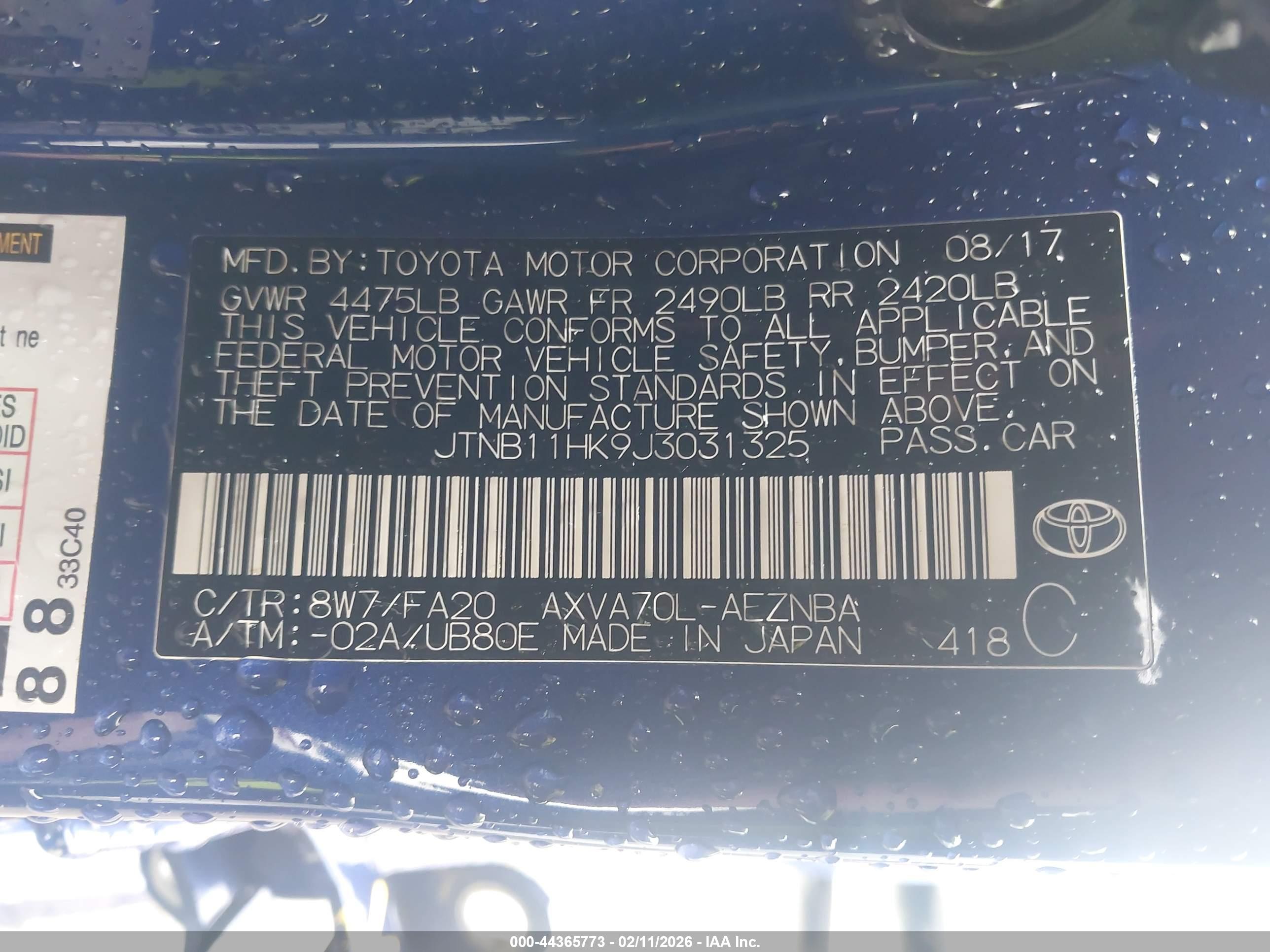 TOYOTA CAMRY image 9