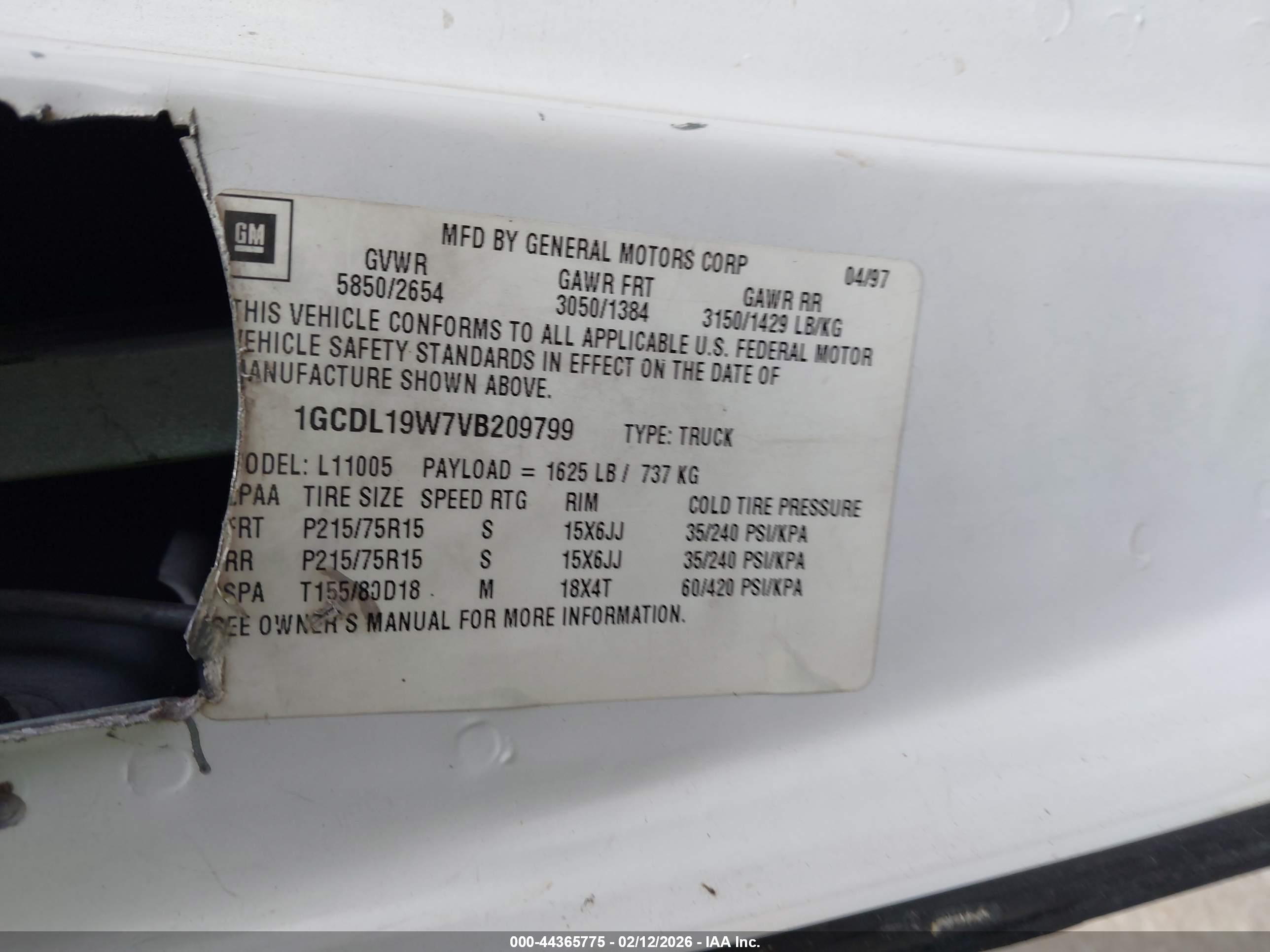 CHEVROLET ASTRO image 9