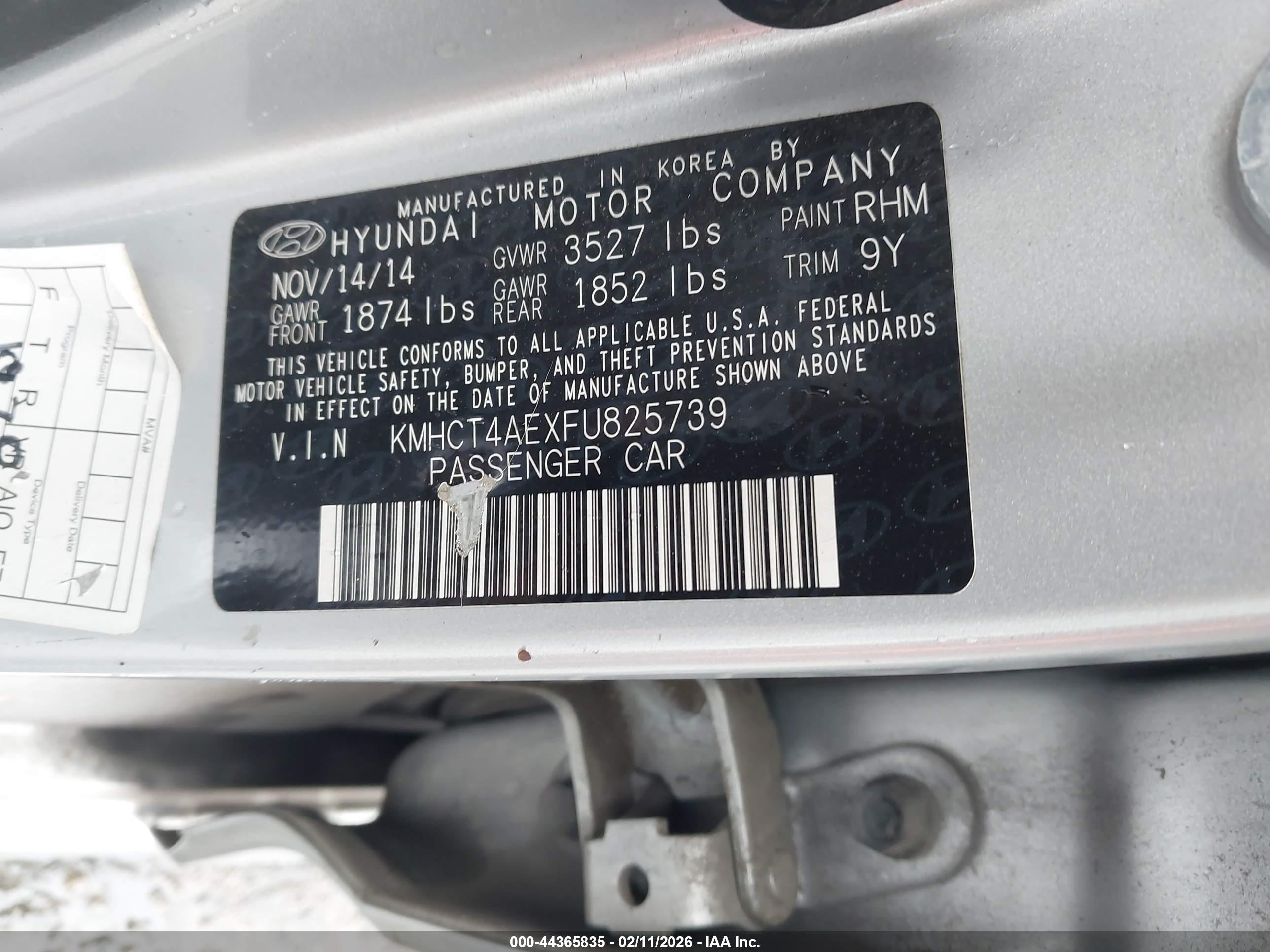 HYUNDAI ACCENT image 9