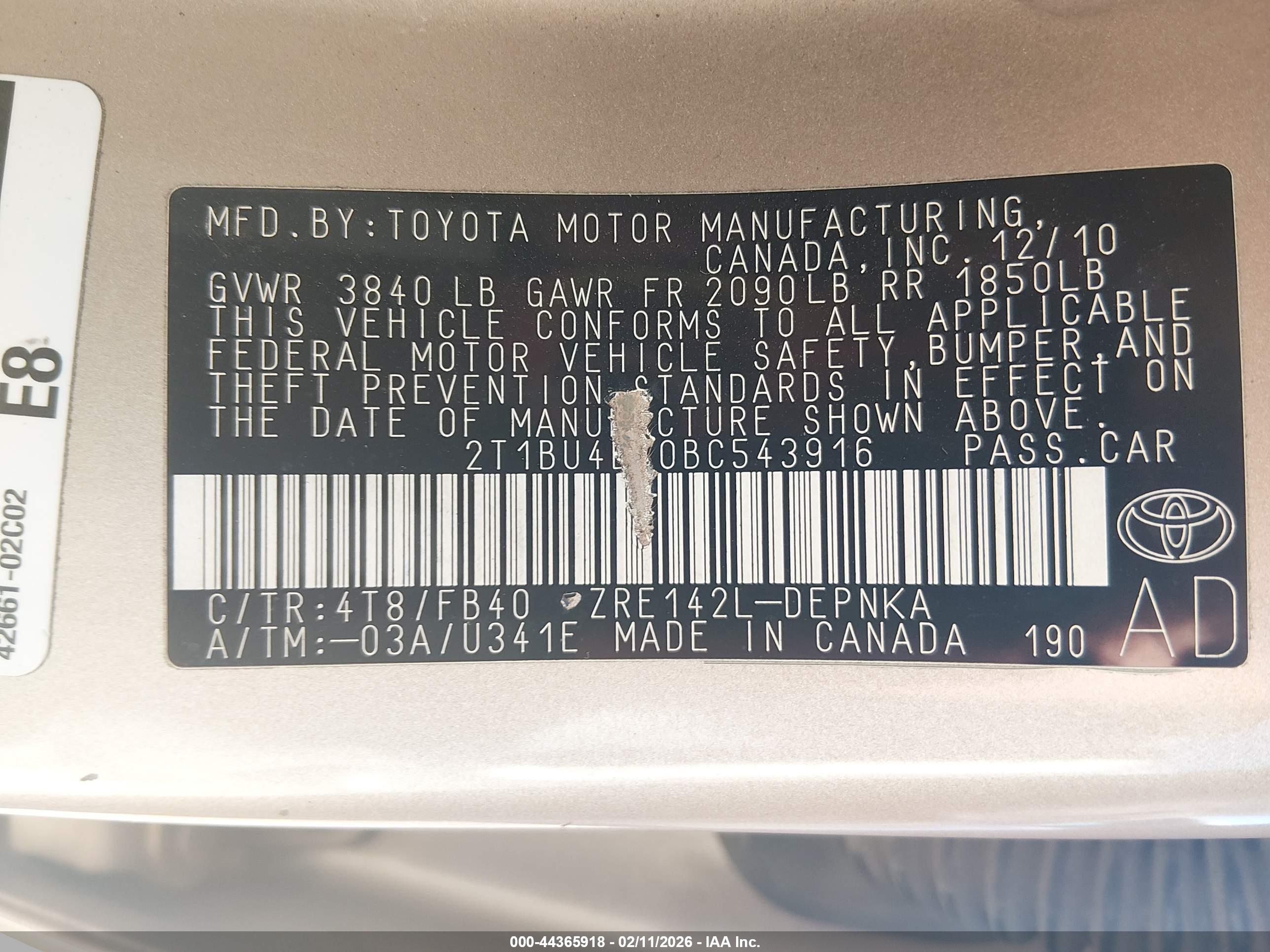 TOYOTA COROLLA image 9