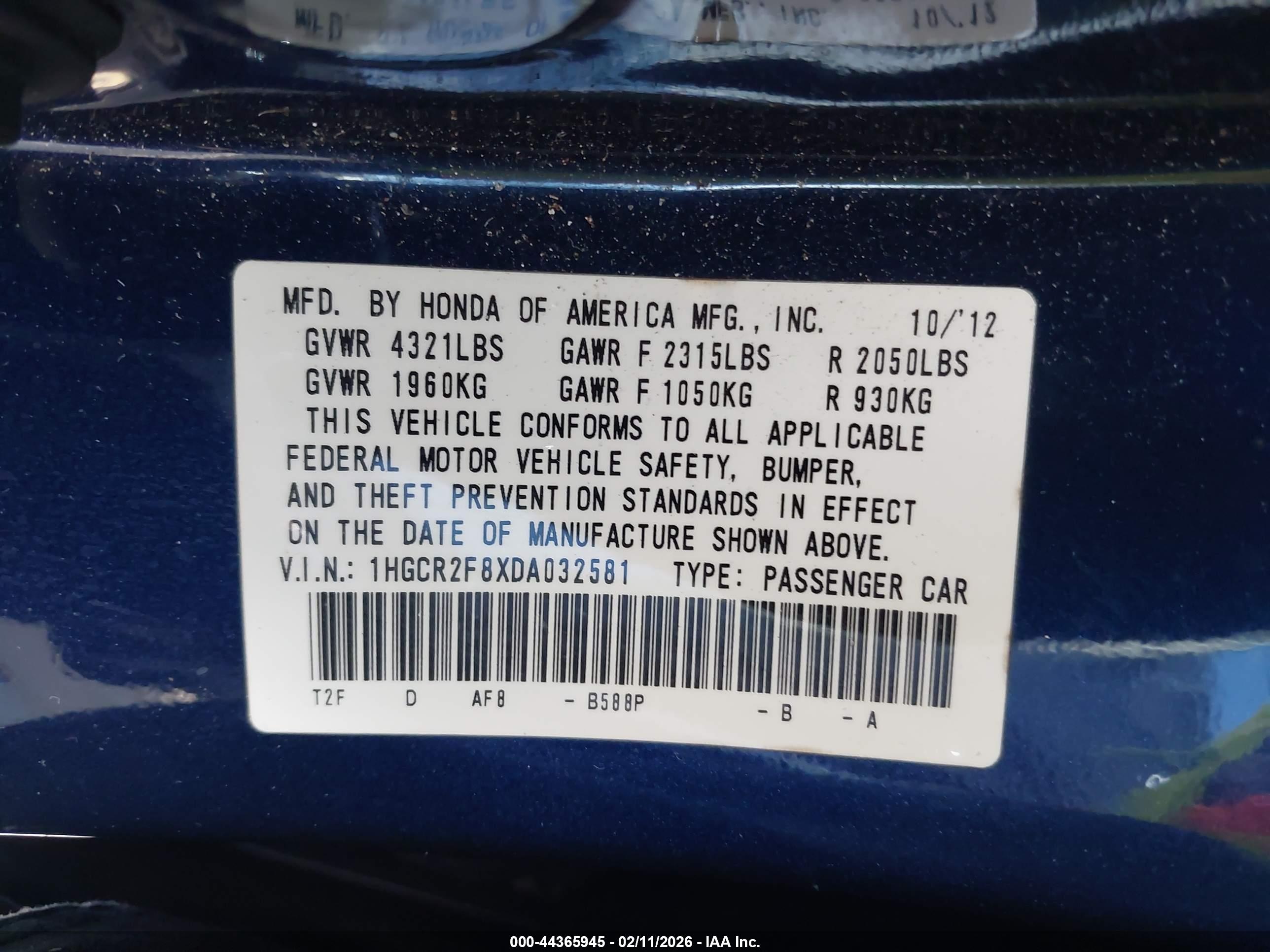 HONDA ACCORD image 9
